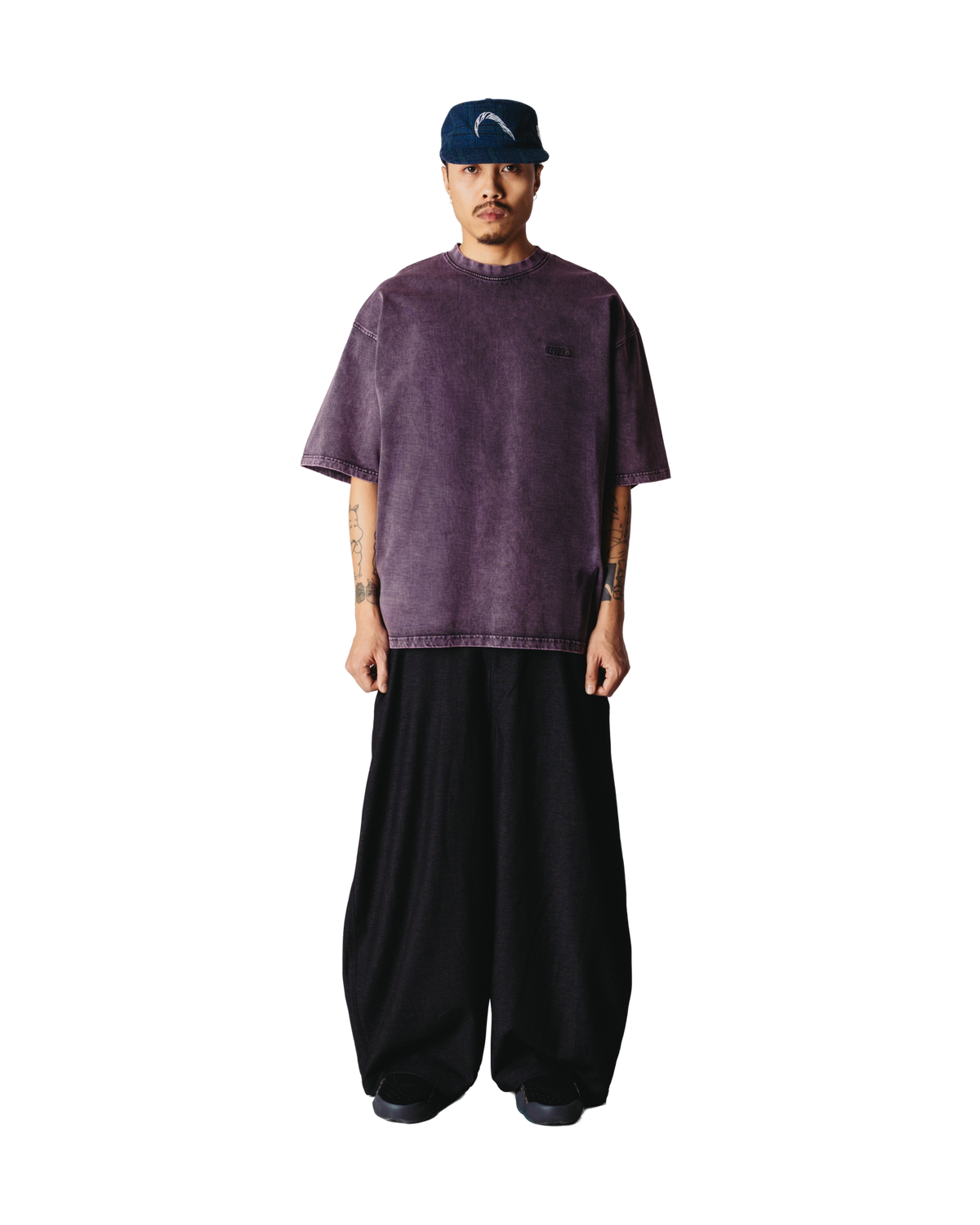 Woodbird WBBeam Tinted Tee T-Shirts Dusty Violet