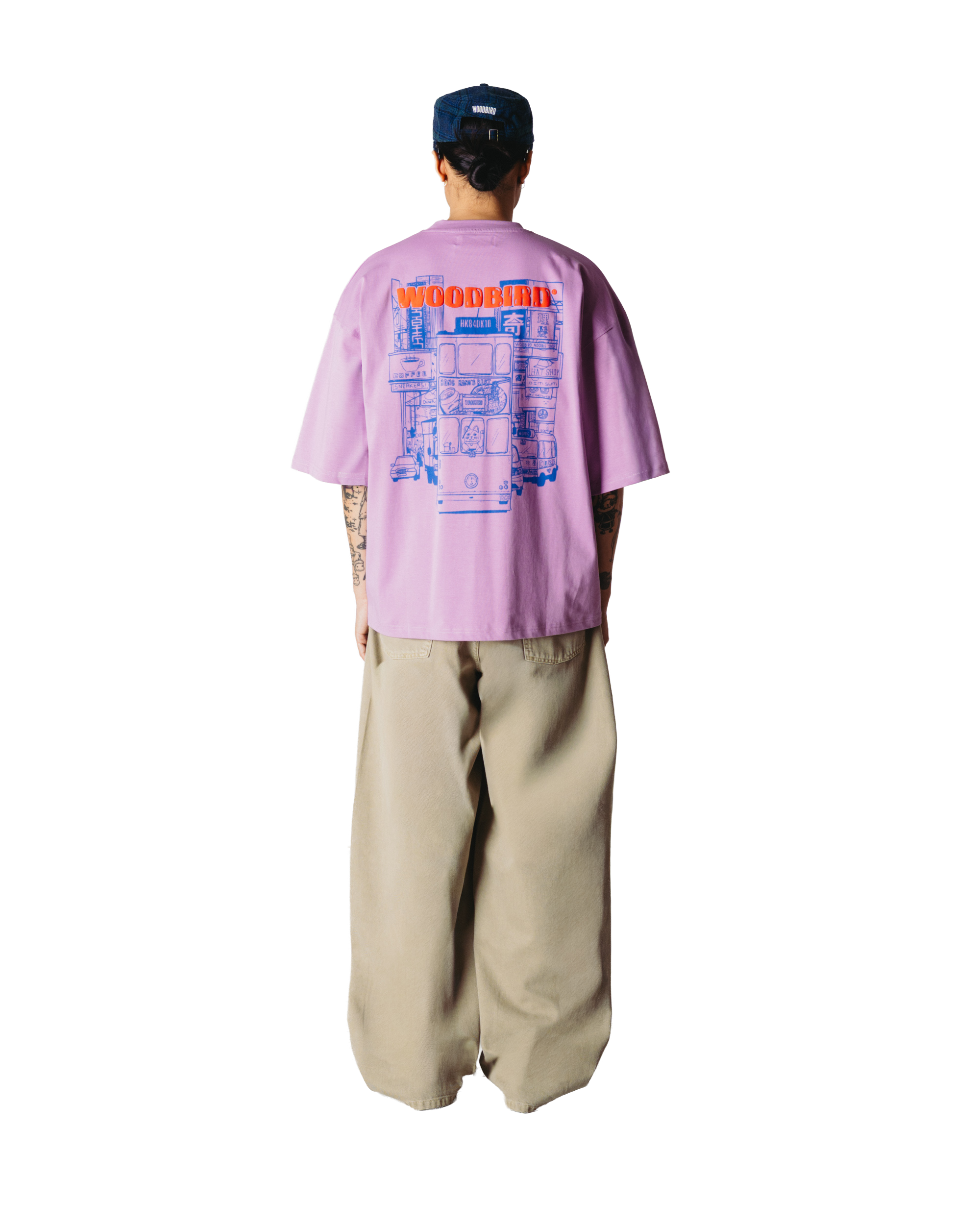 Woodbird WBBeam Tram Tee T-Shirts Dusty Violet