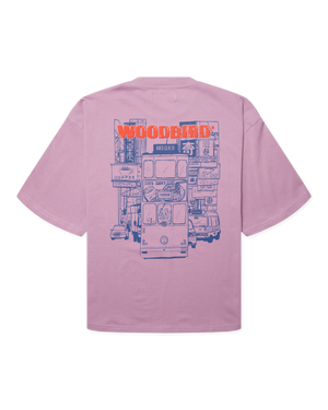 Woodbird WBBeam Tram Tee T-Shirts Dusty Violet