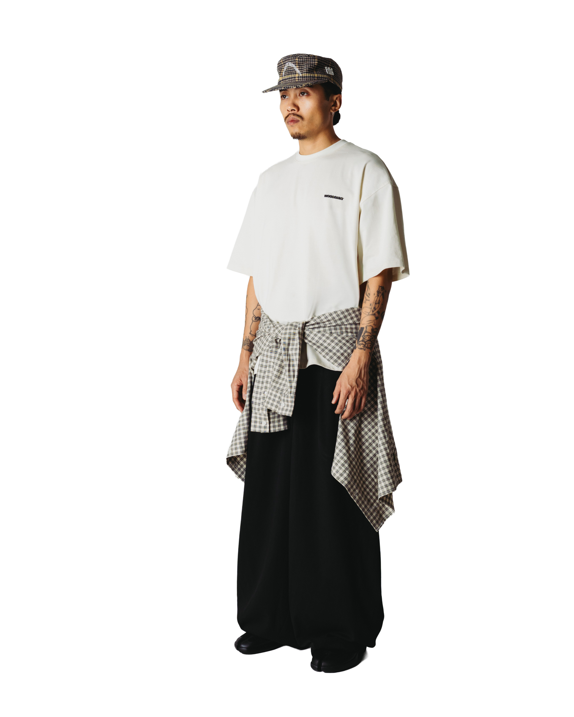 Woodbird WBBeam Tram Tee T-Shirts Off White