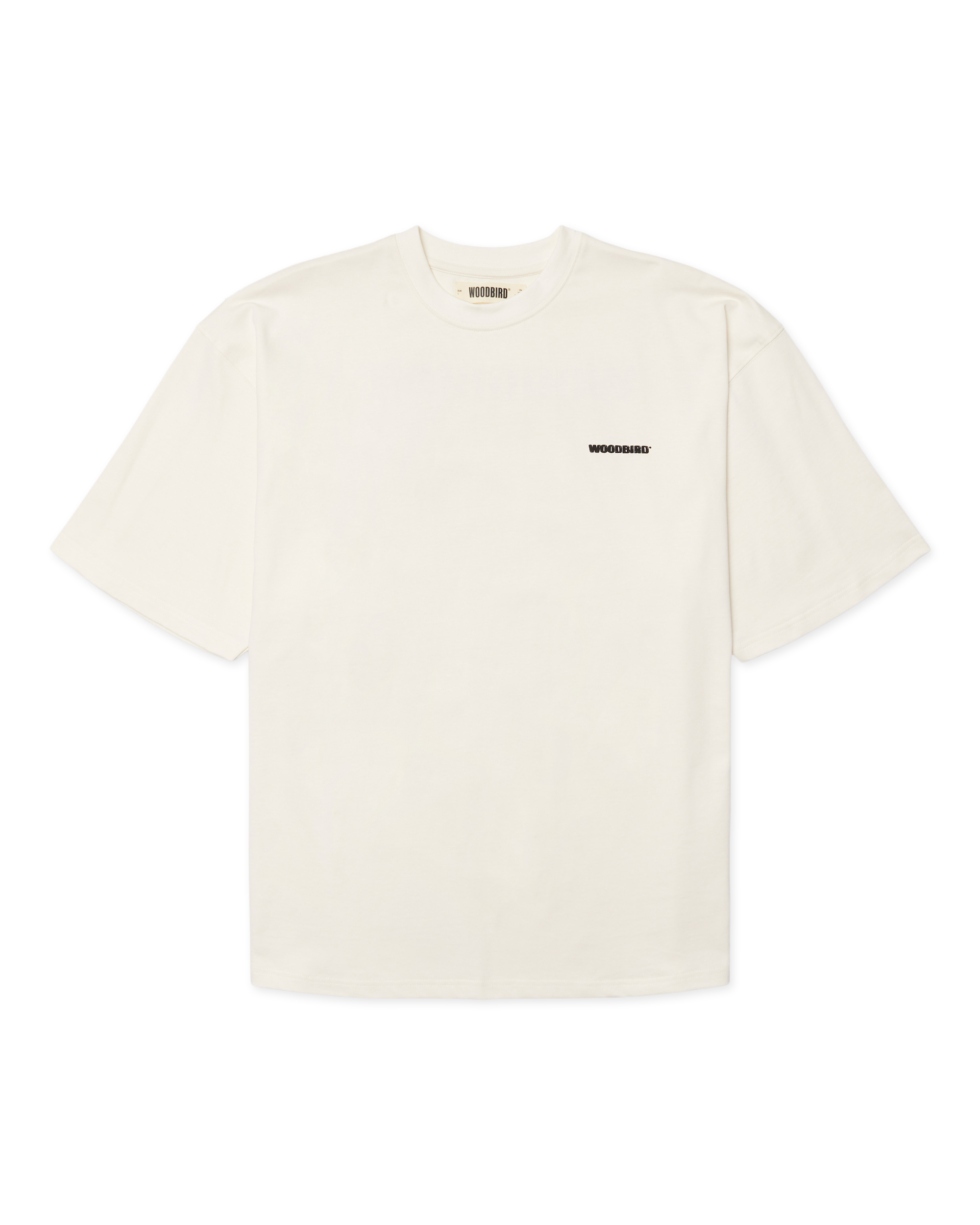 Woodbird WBBeam Tram Tee T-Shirts Off White