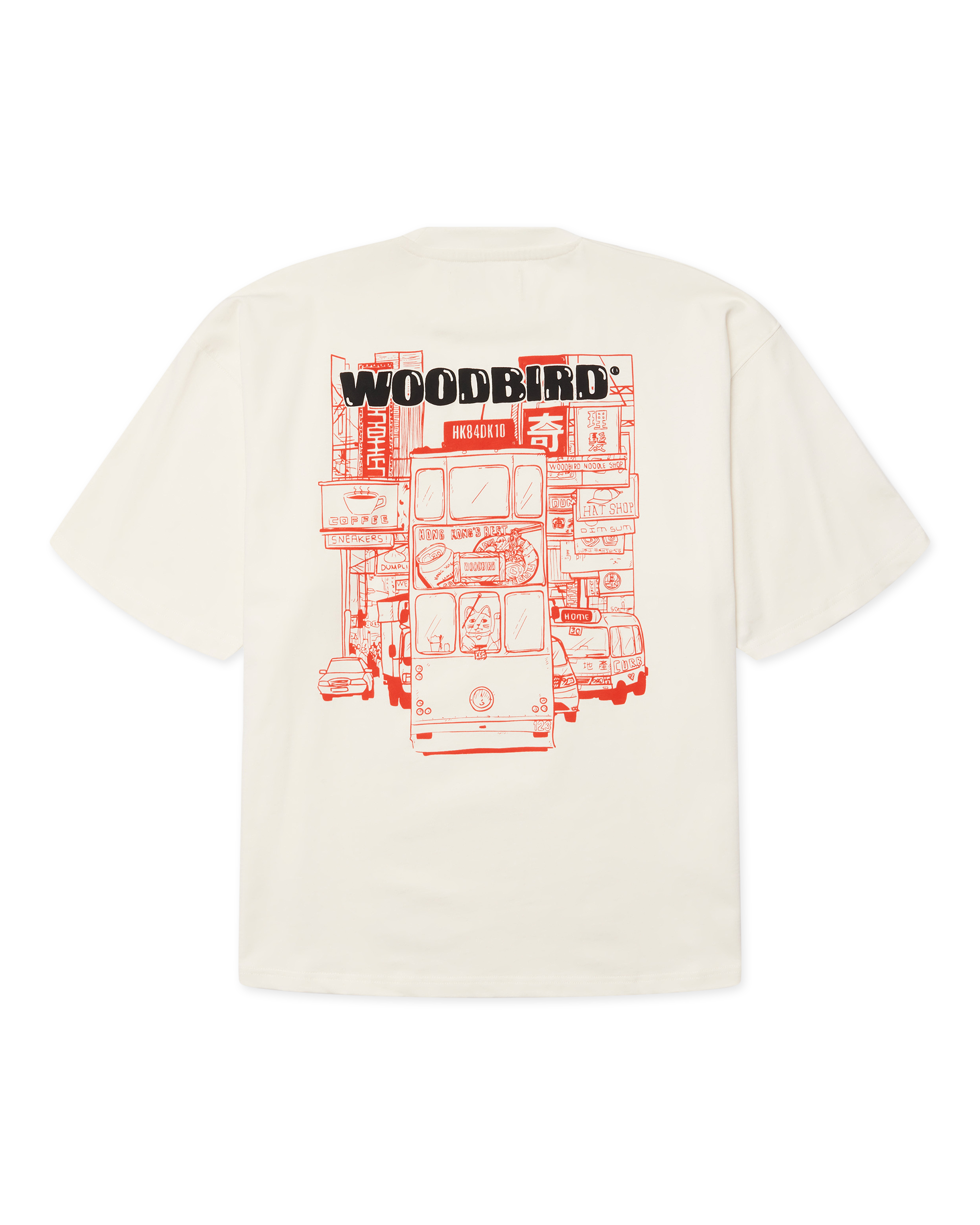 Woodbird WBBeam Tram Tee T-Shirts Off White