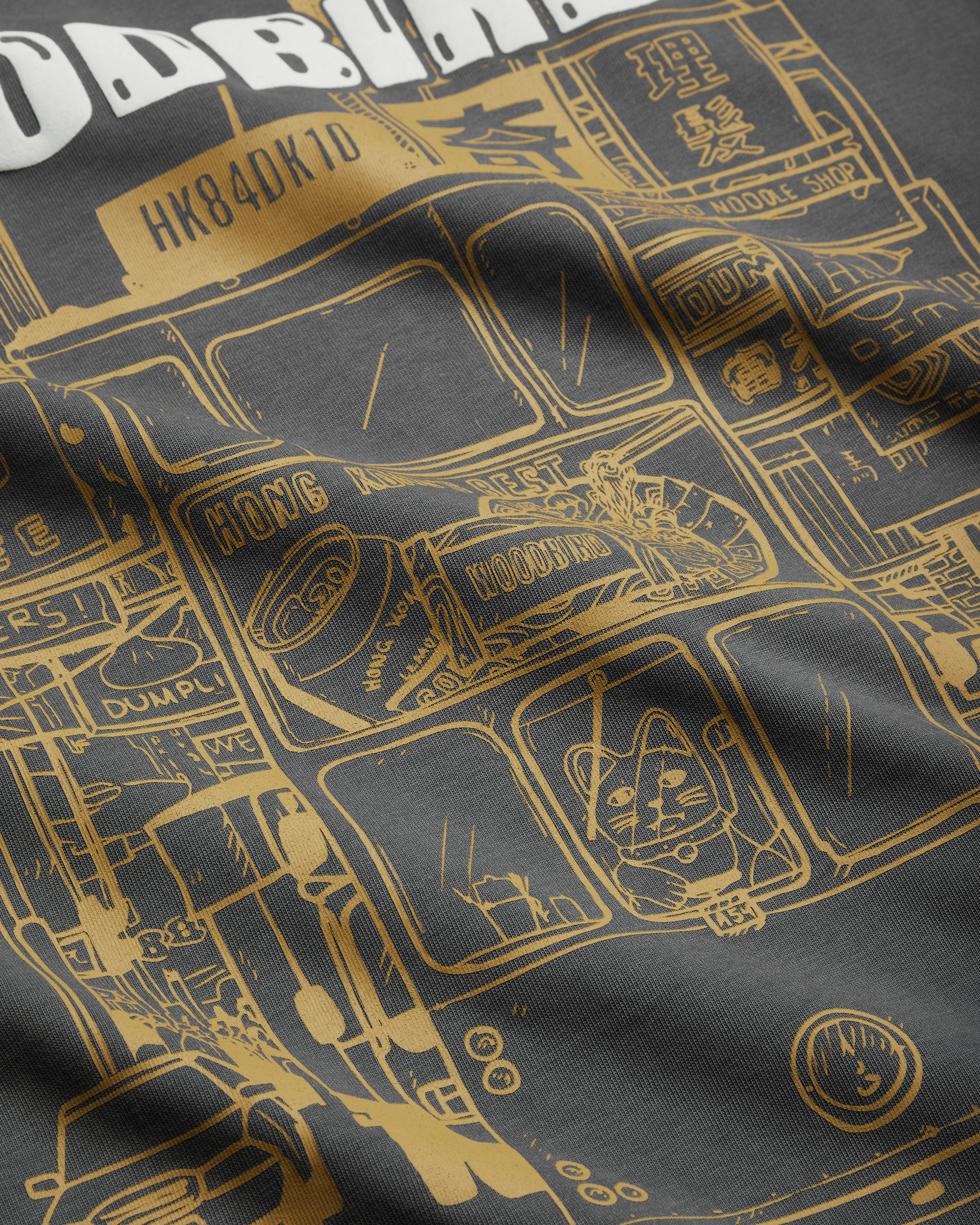 Woodbird WBBeam Tram Tee T-Shirts Slate Blue