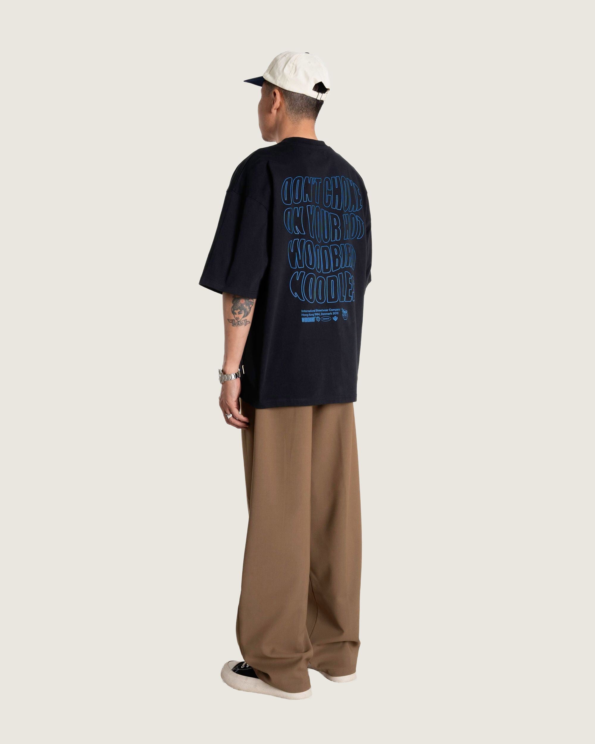 Woodbird WBBeam Wobble Tee T-Shirts Black