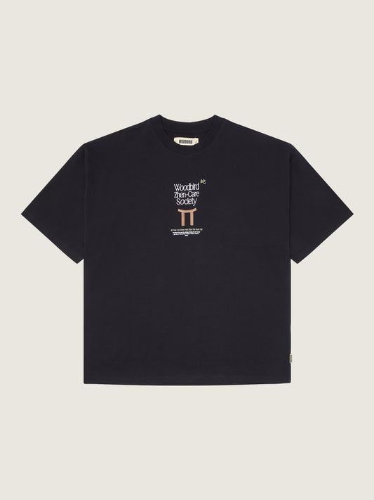 Woodbird WBBeam Zhen Tee. T-Shirts Black