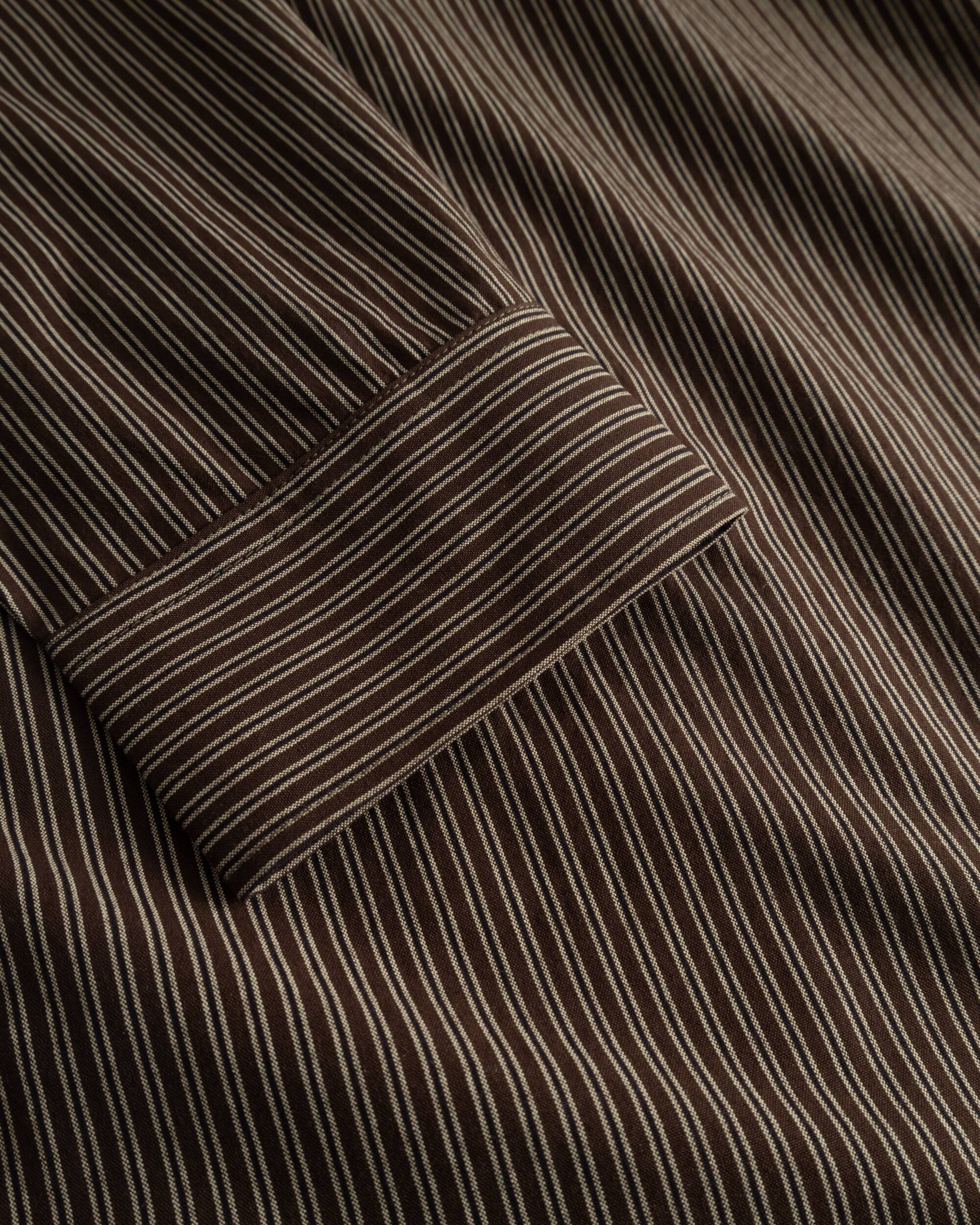 Woodbird Female WBBecca Stripe Shirt Shirts Brown