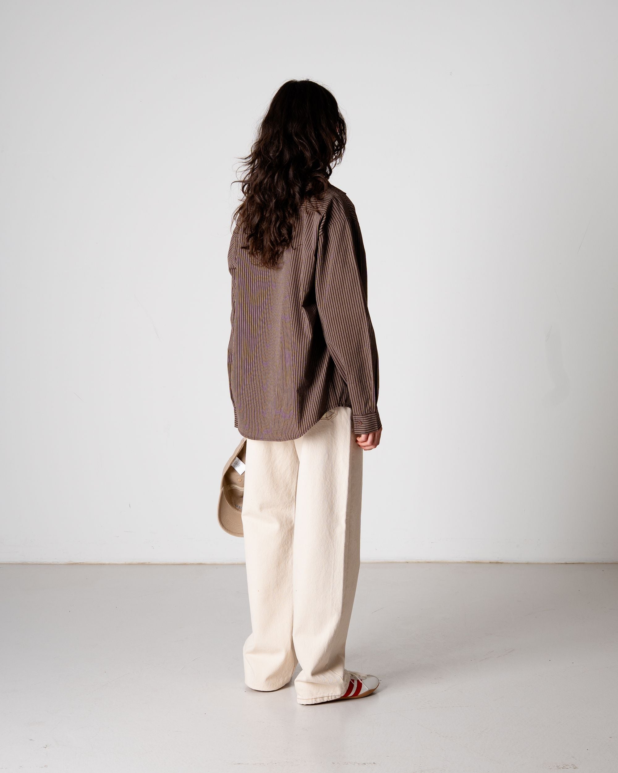 Woodbird Female WBBecca Stripe Shirt Shirts Brown