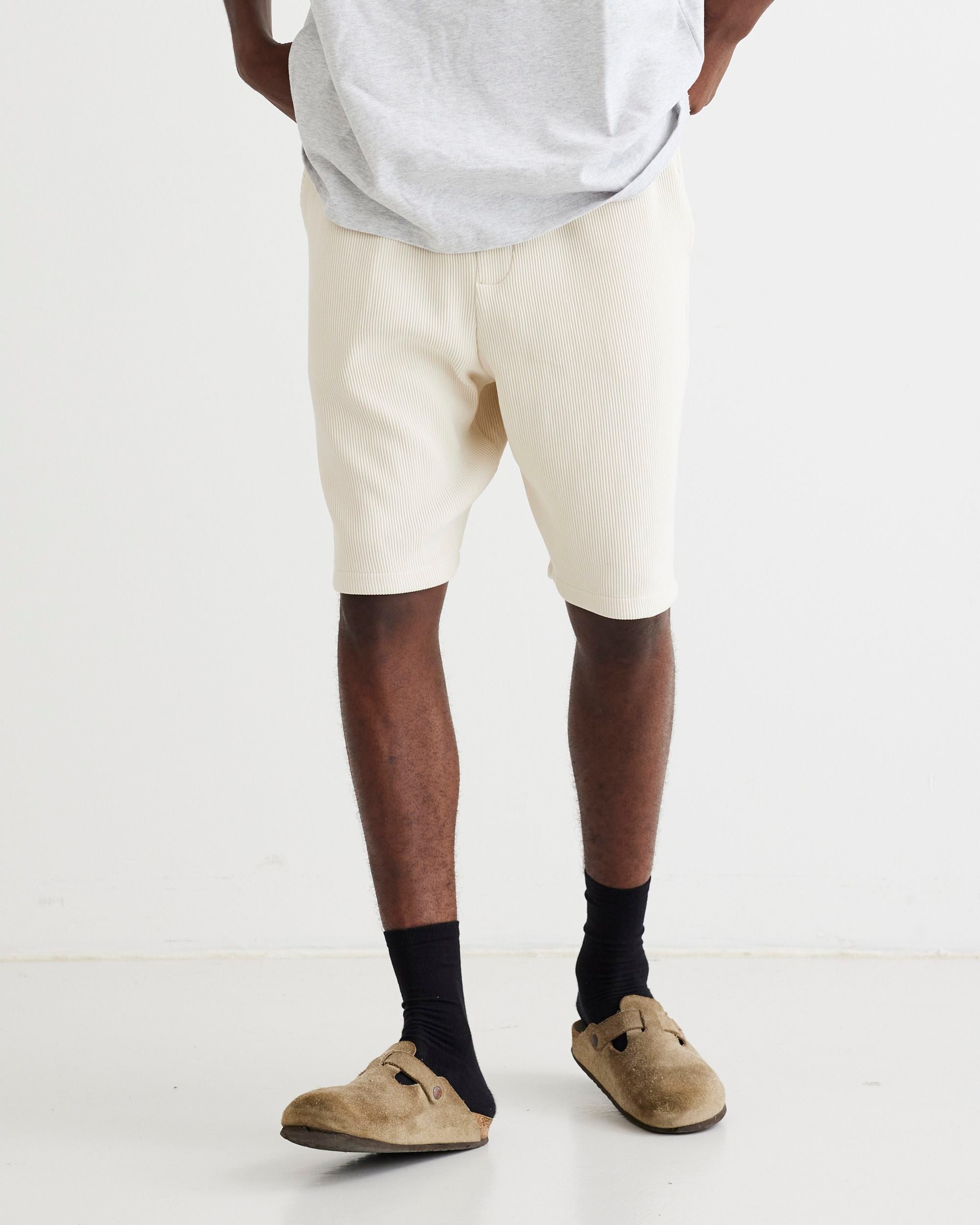 WBBen Plisse Shorts - Off White – Woodbird