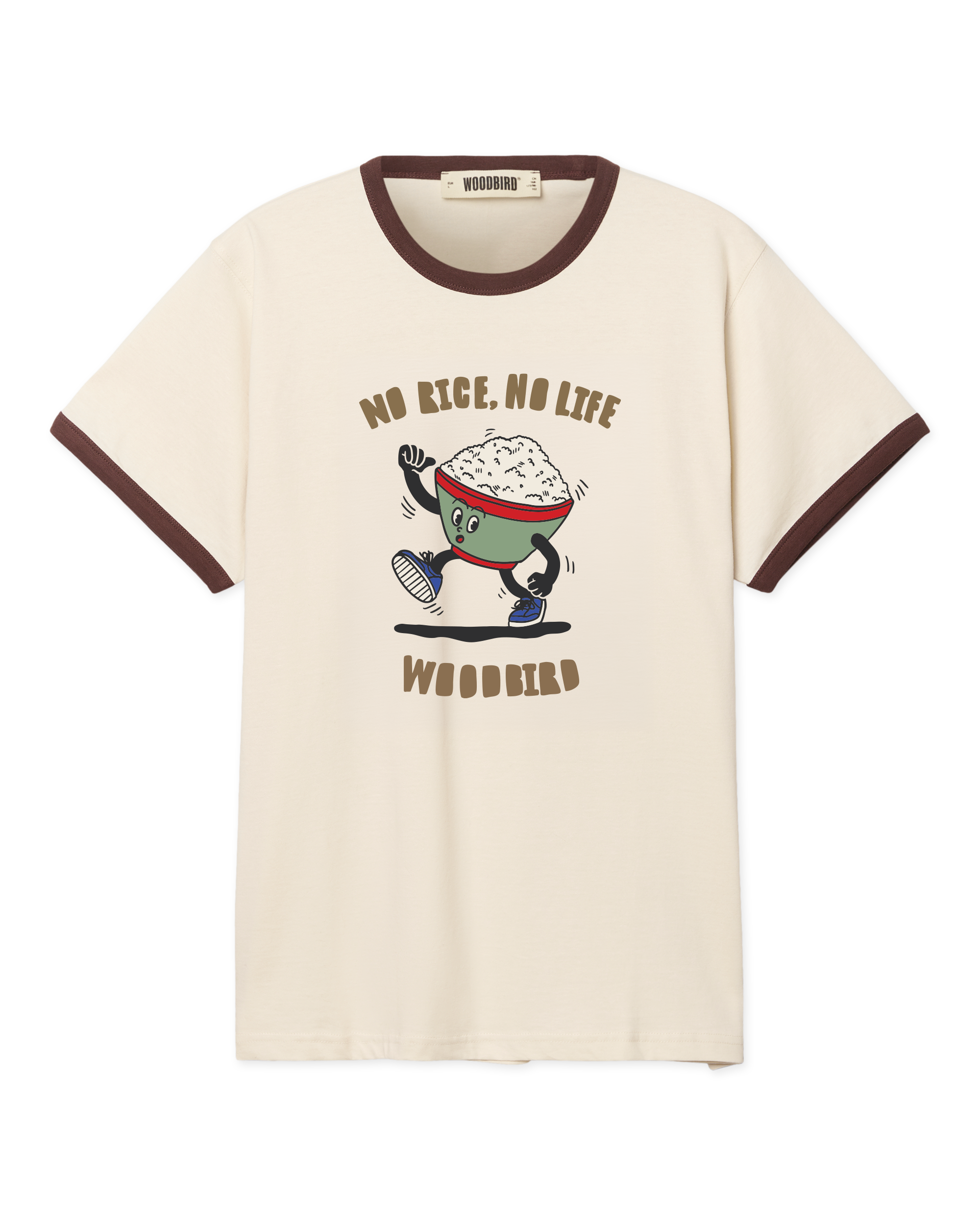 Woodbird WBBenji Life Tee T-Shirts Off White