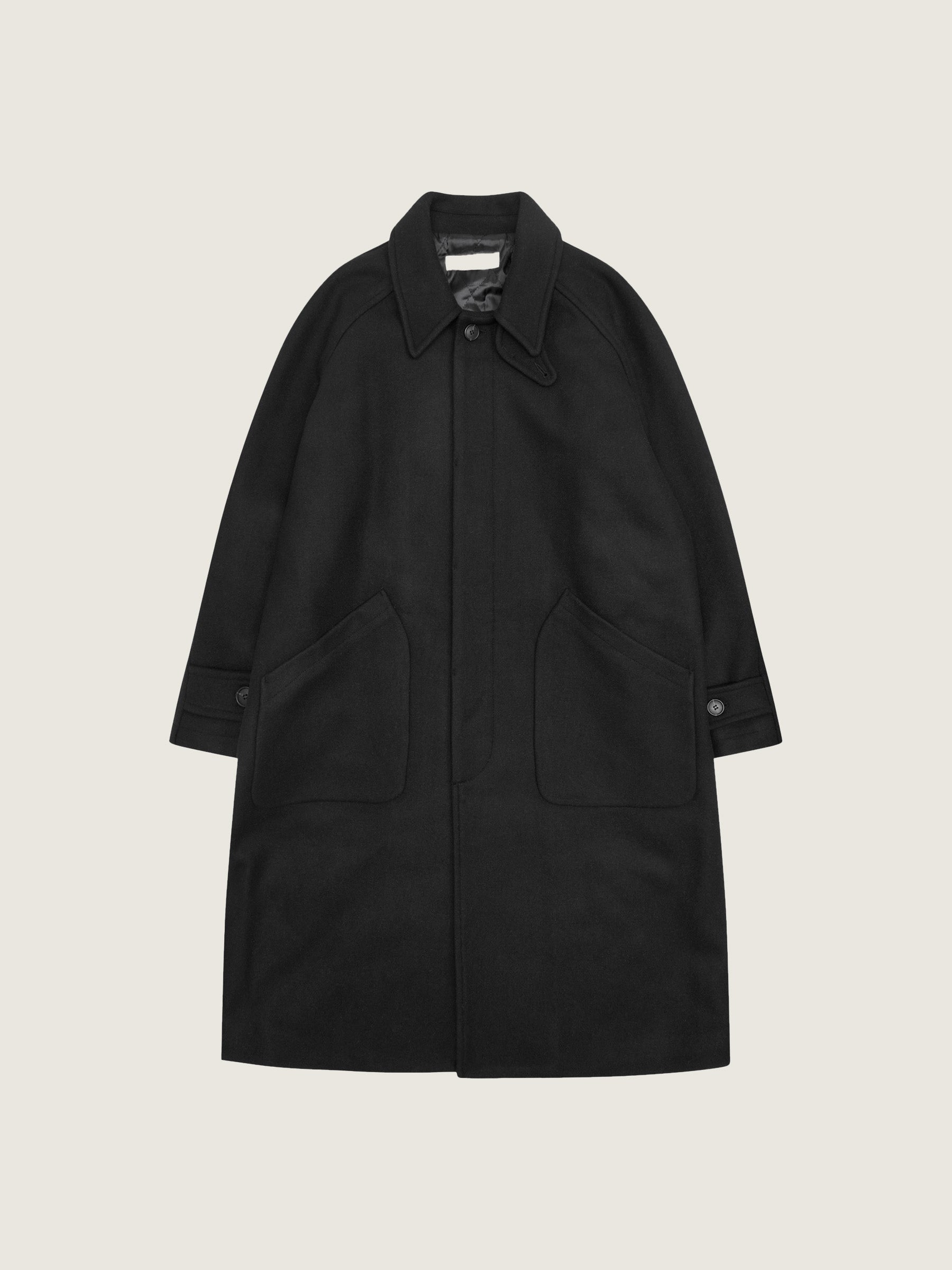 Woodbird WBBergt Wool Coat Outerwear Black