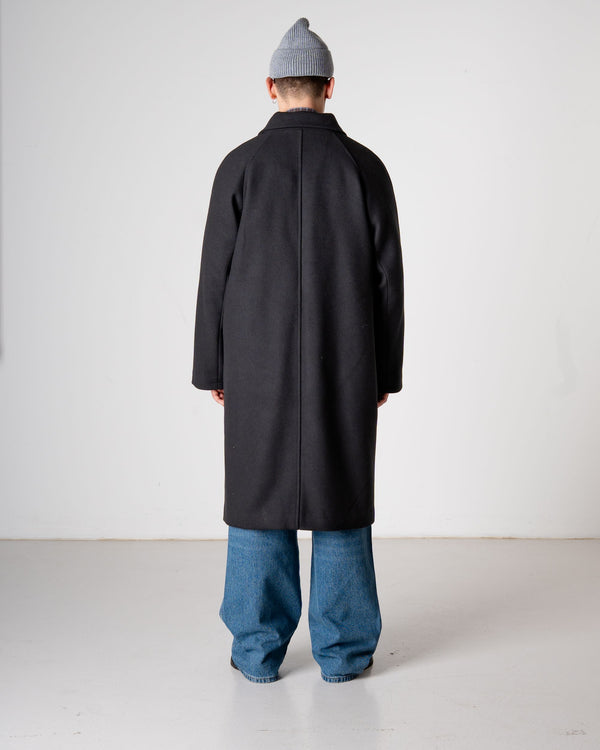 Woodbird WBBergt Wool Coat Outerwear Black