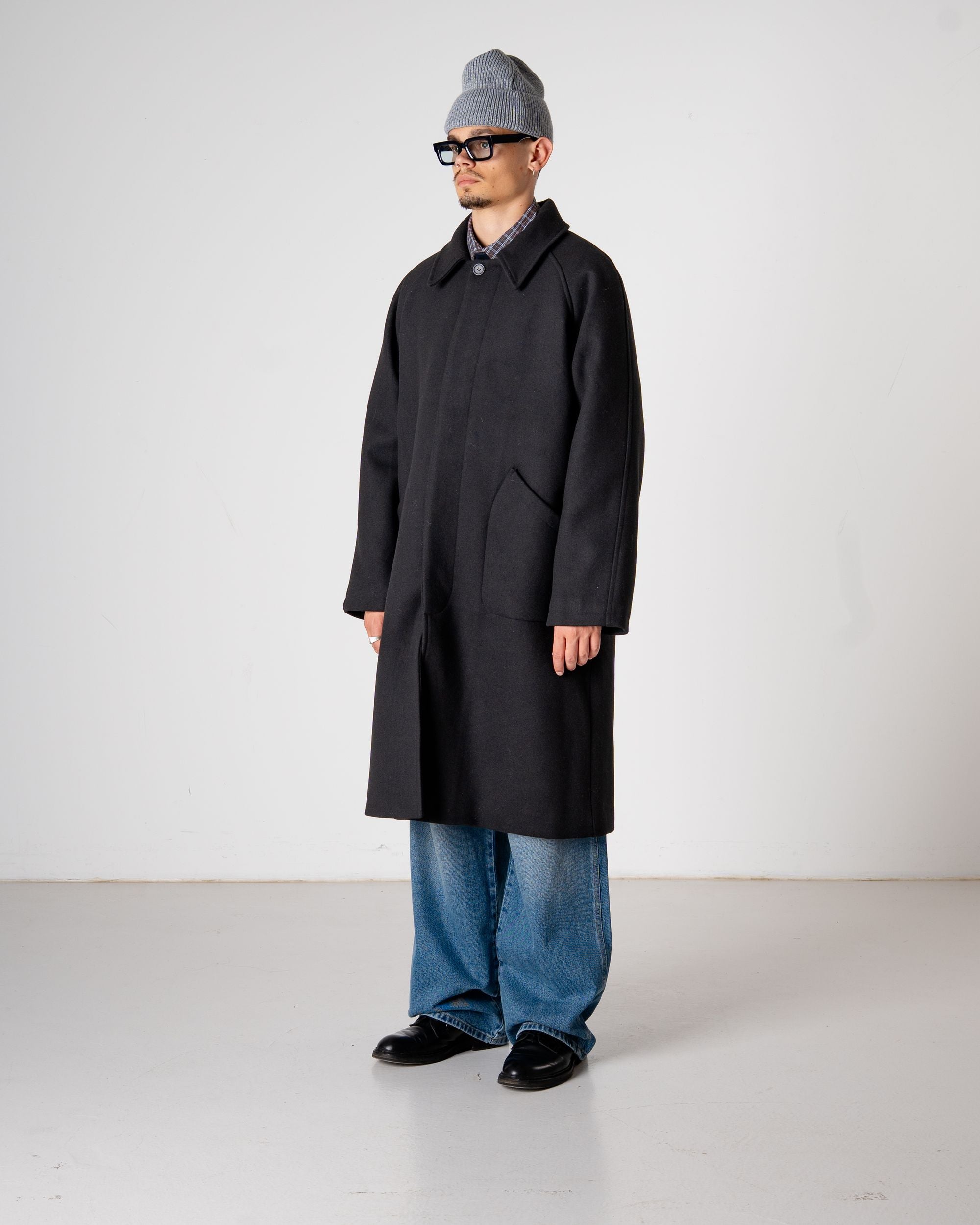 Woodbird WBBergt Wool Coat Outerwear Black
