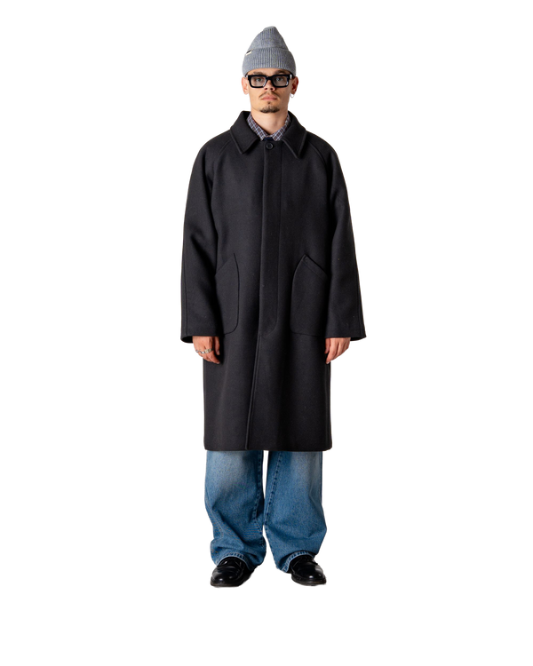 Woodbird WBBergt Wool Coat Outerwear Black