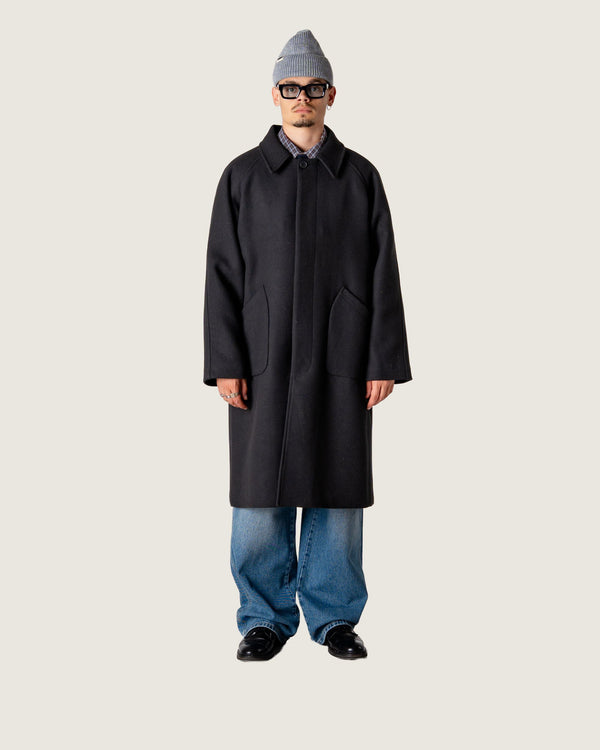 Woodbird WBBergt Wool Coat Outerwear Black