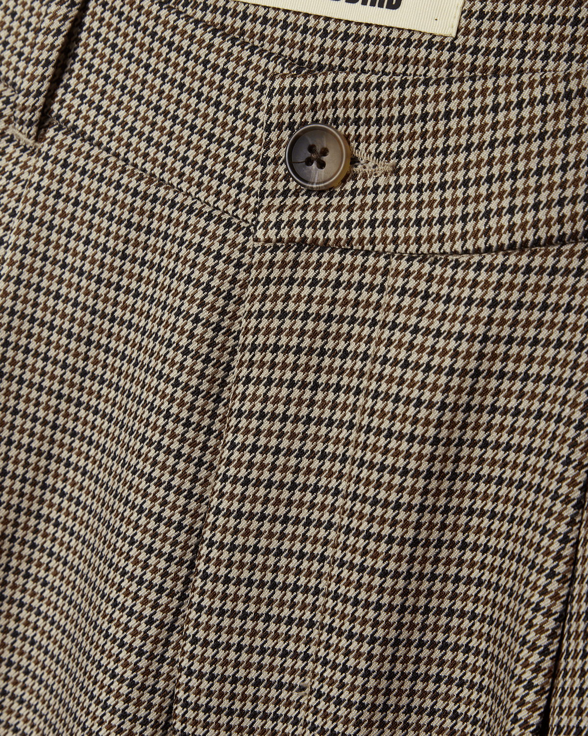 Woodbird WBBin Check Pants Pants Sand
