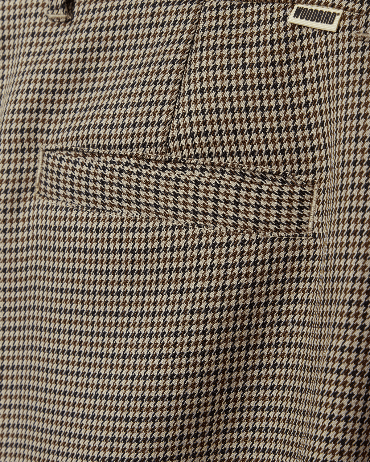 Woodbird WBBin Check Pants Pants Sand