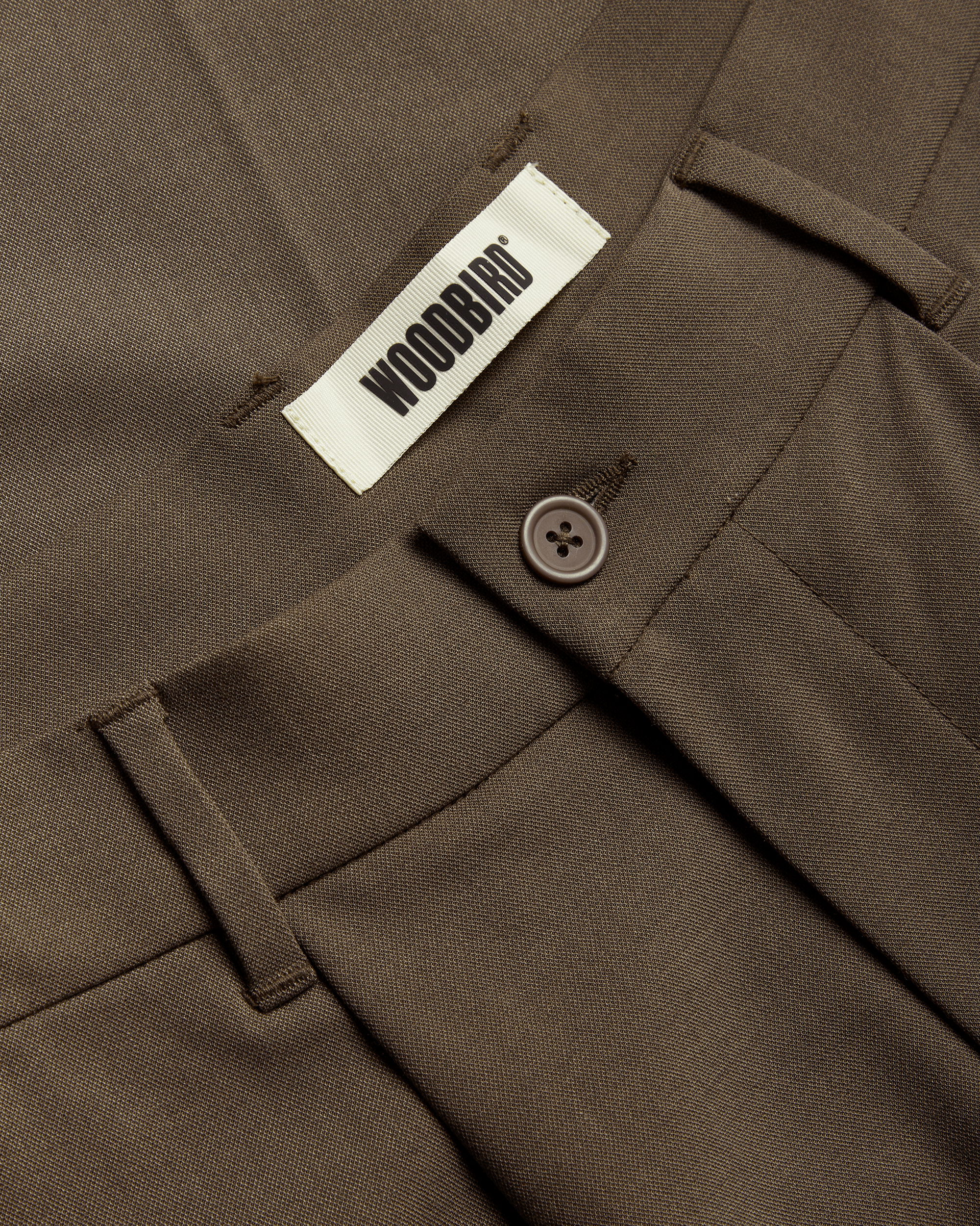 Woodbird WBBin Guan Pants Pants Brown