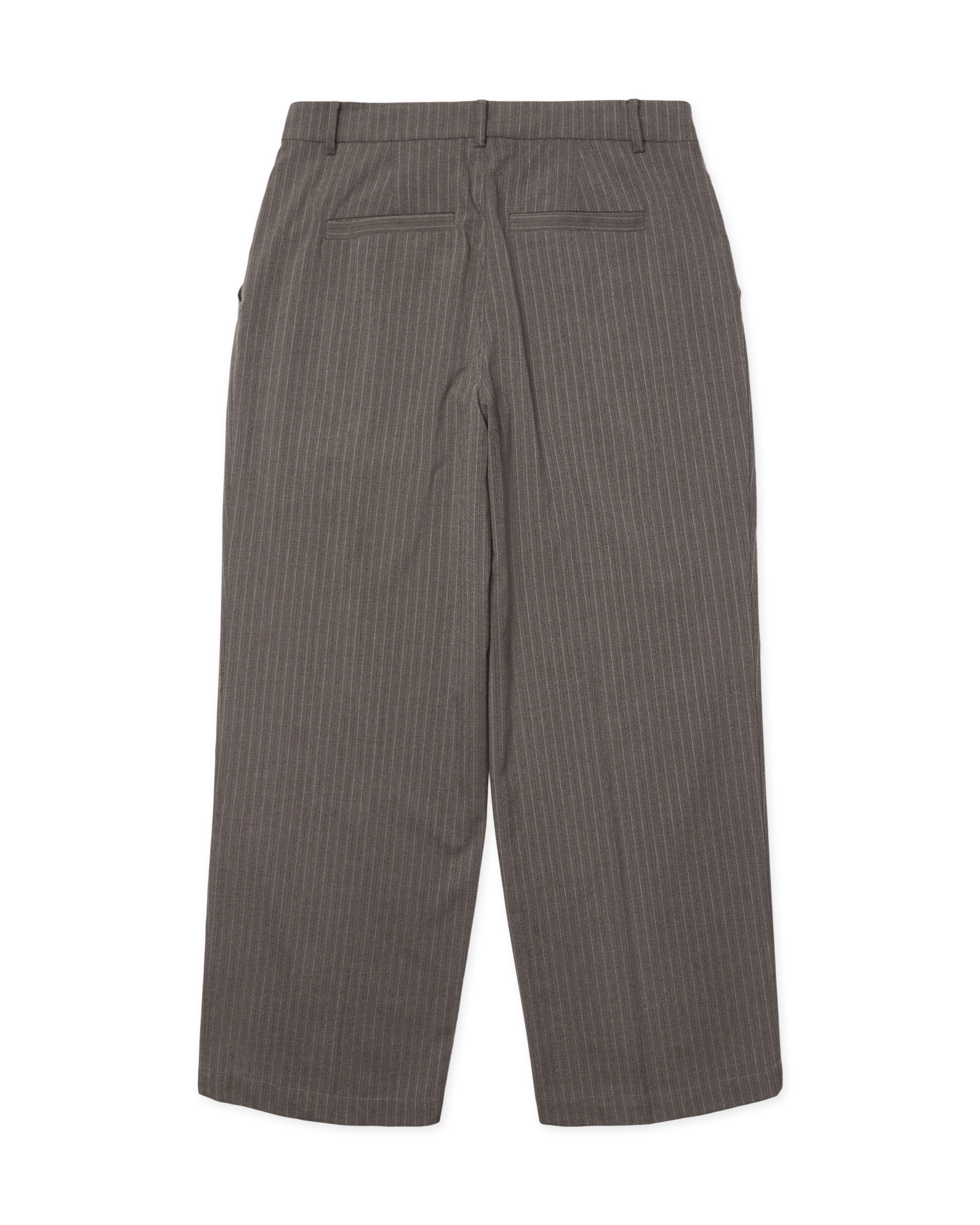 Woodbird WBBin HB Stripe Pants Pants Dark Grey
