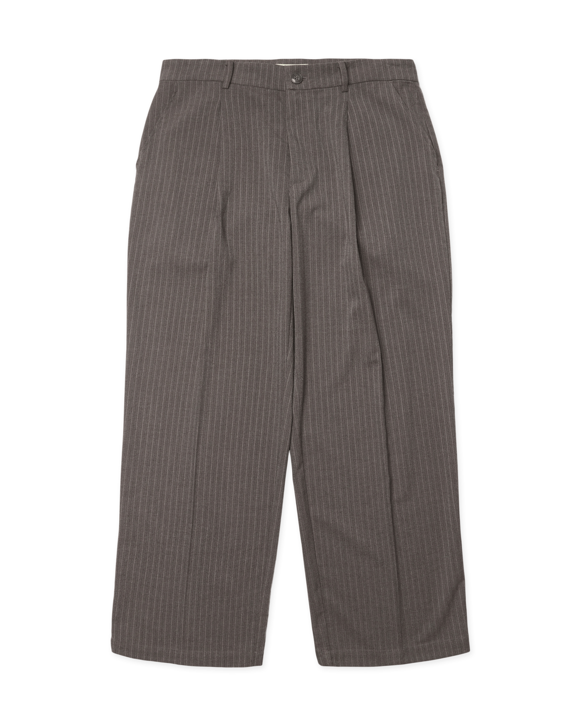 Woodbird WBBin HB Stripe Pants Pants Dark Grey