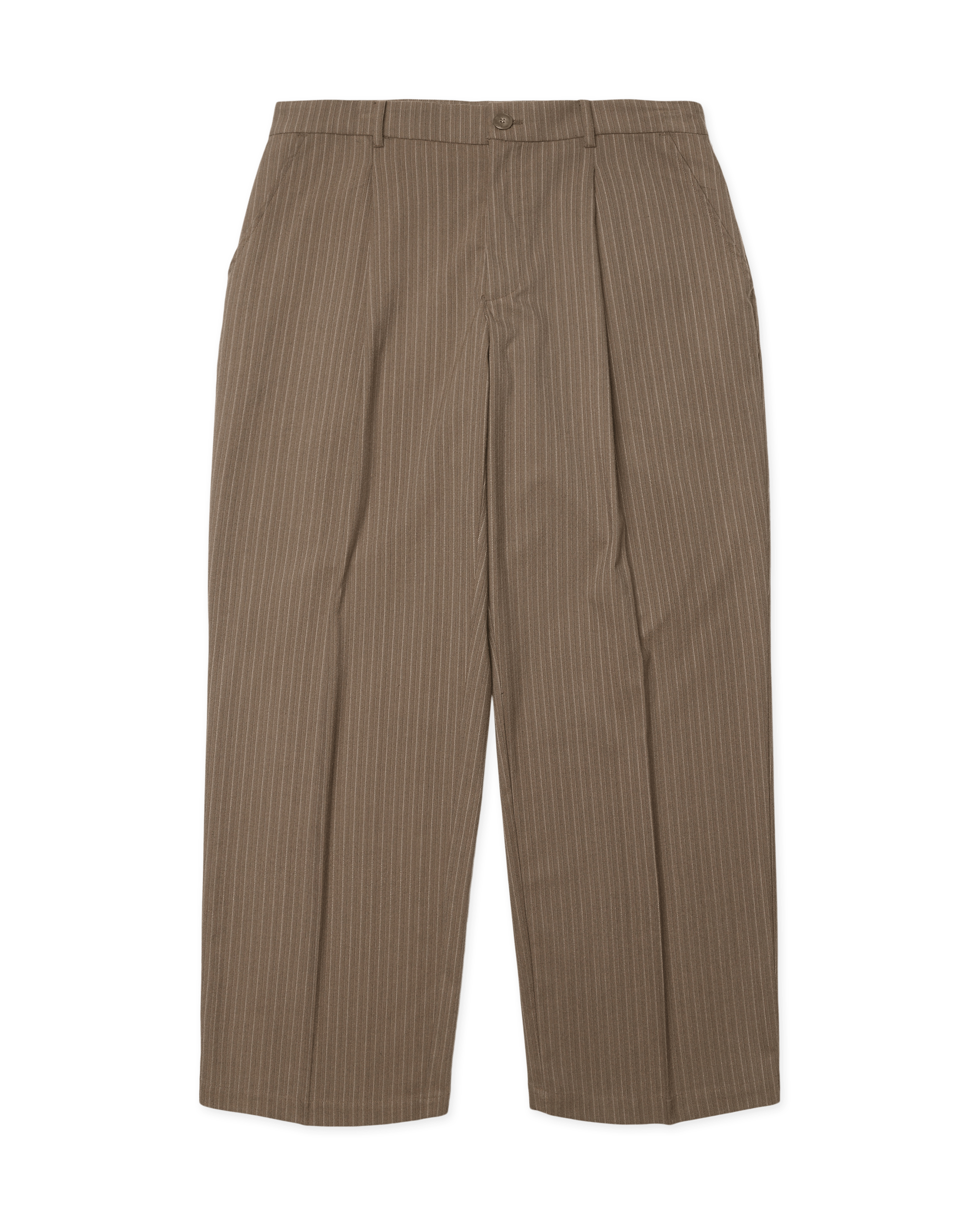 Woodbird WBBin HB Stripe Pants Pants Dark Olive
