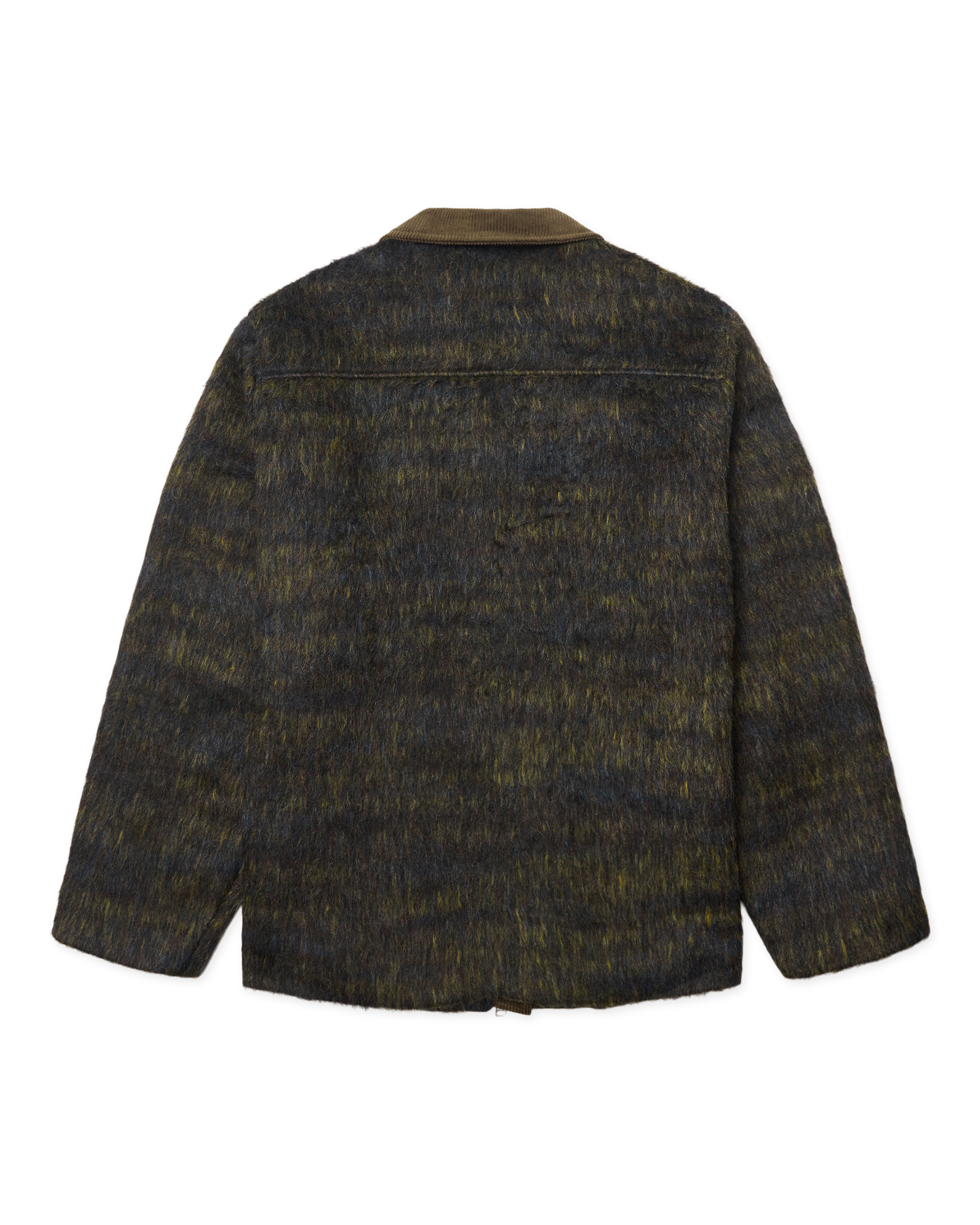 Woodbird WBBlade Hairy Zip Jacket Jackets Dark Olive