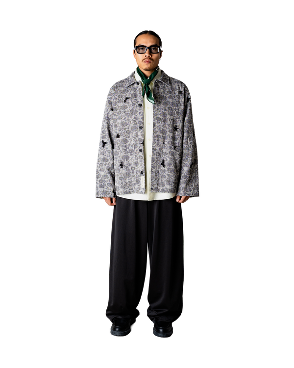 Woodbird WBBlade Rip Shirt Jackets Black-Grey