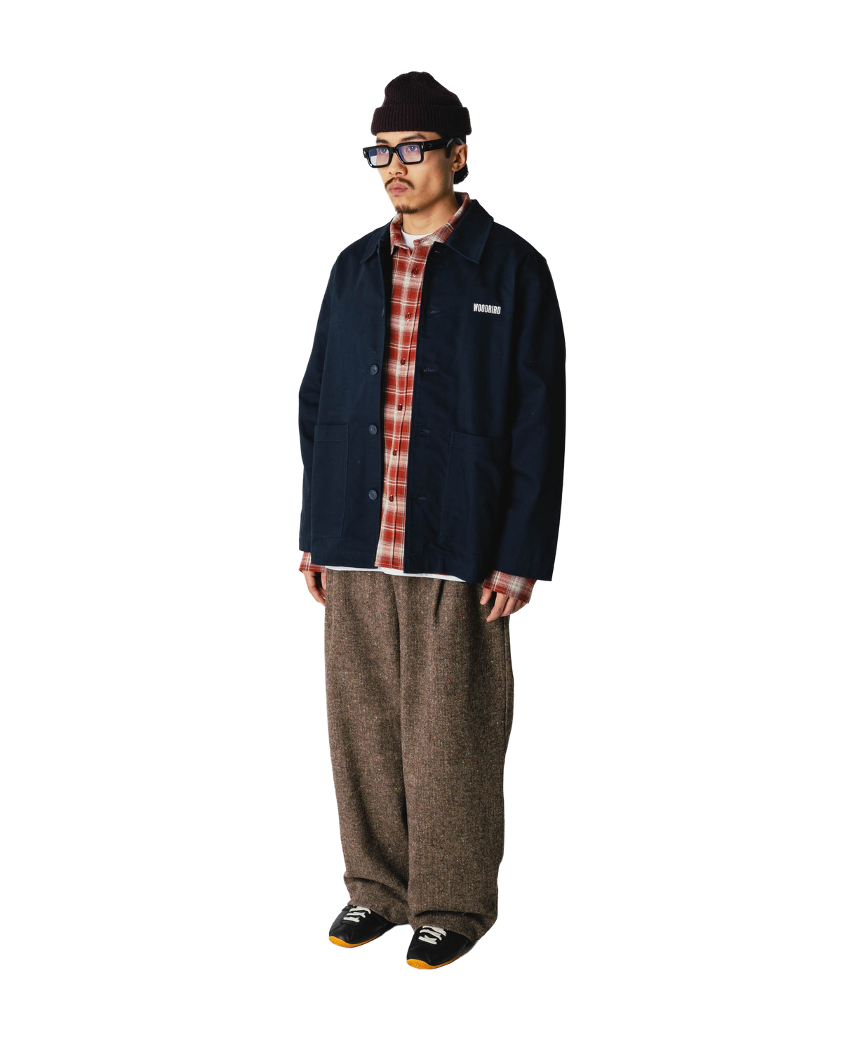 Woodbird WBBlade Twill Jacket Jackets Dark Navy