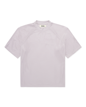 Woodbird WBBlake Mesh Tee T-Shirts Grey-Purple