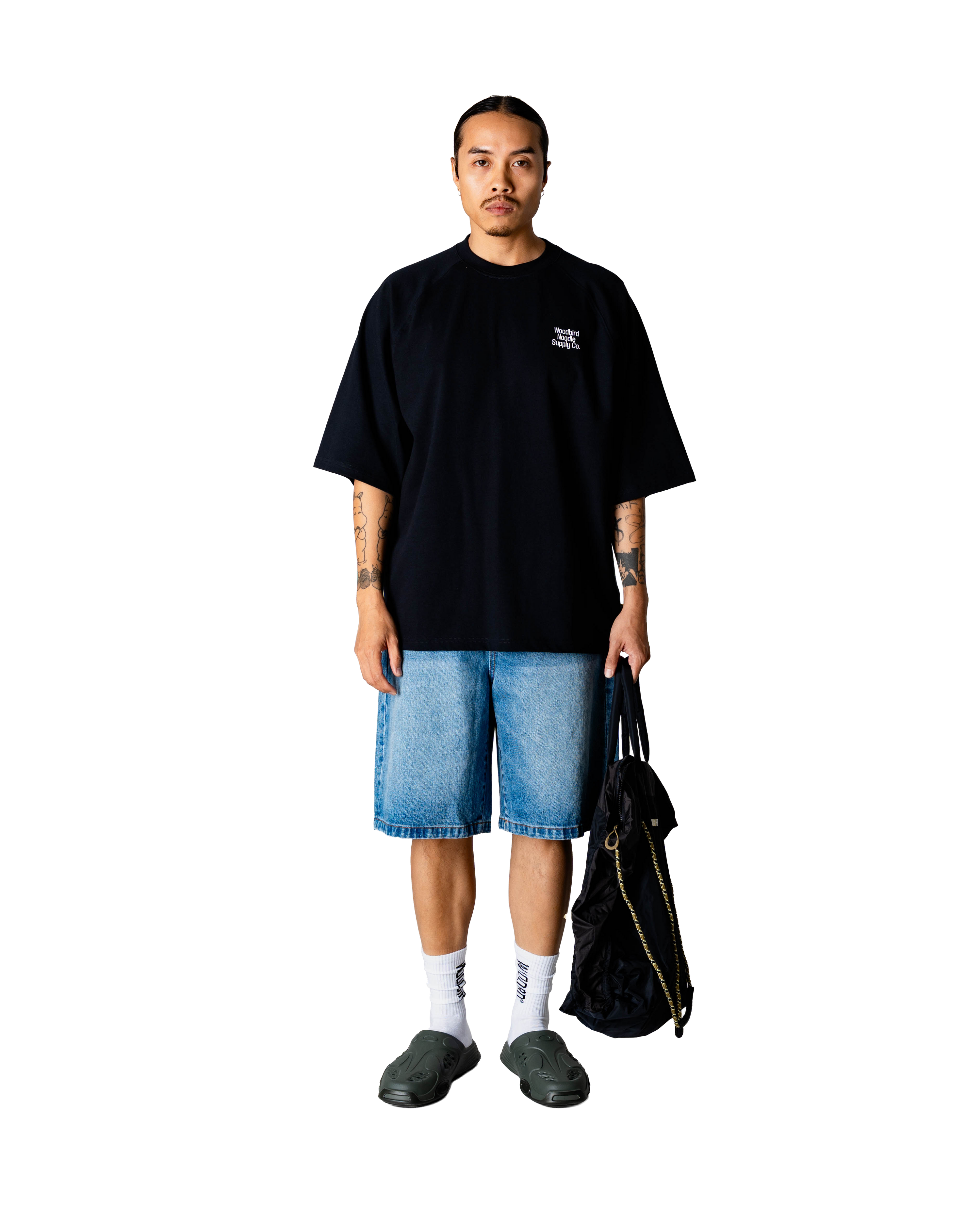 Woodbird WBBlake Supply Tee T-Shirts Black