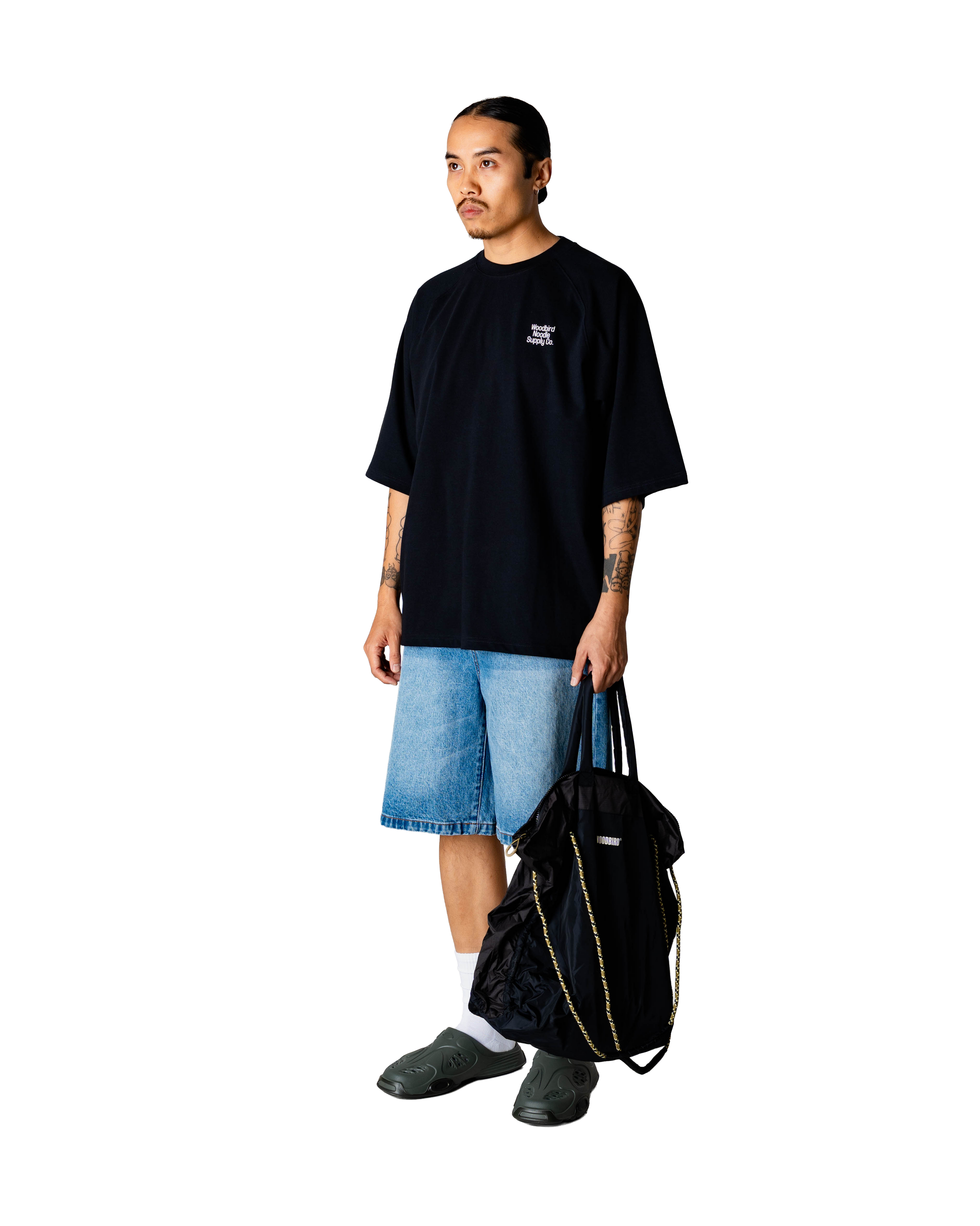 Woodbird WBBlake Supply Tee T-Shirts Black