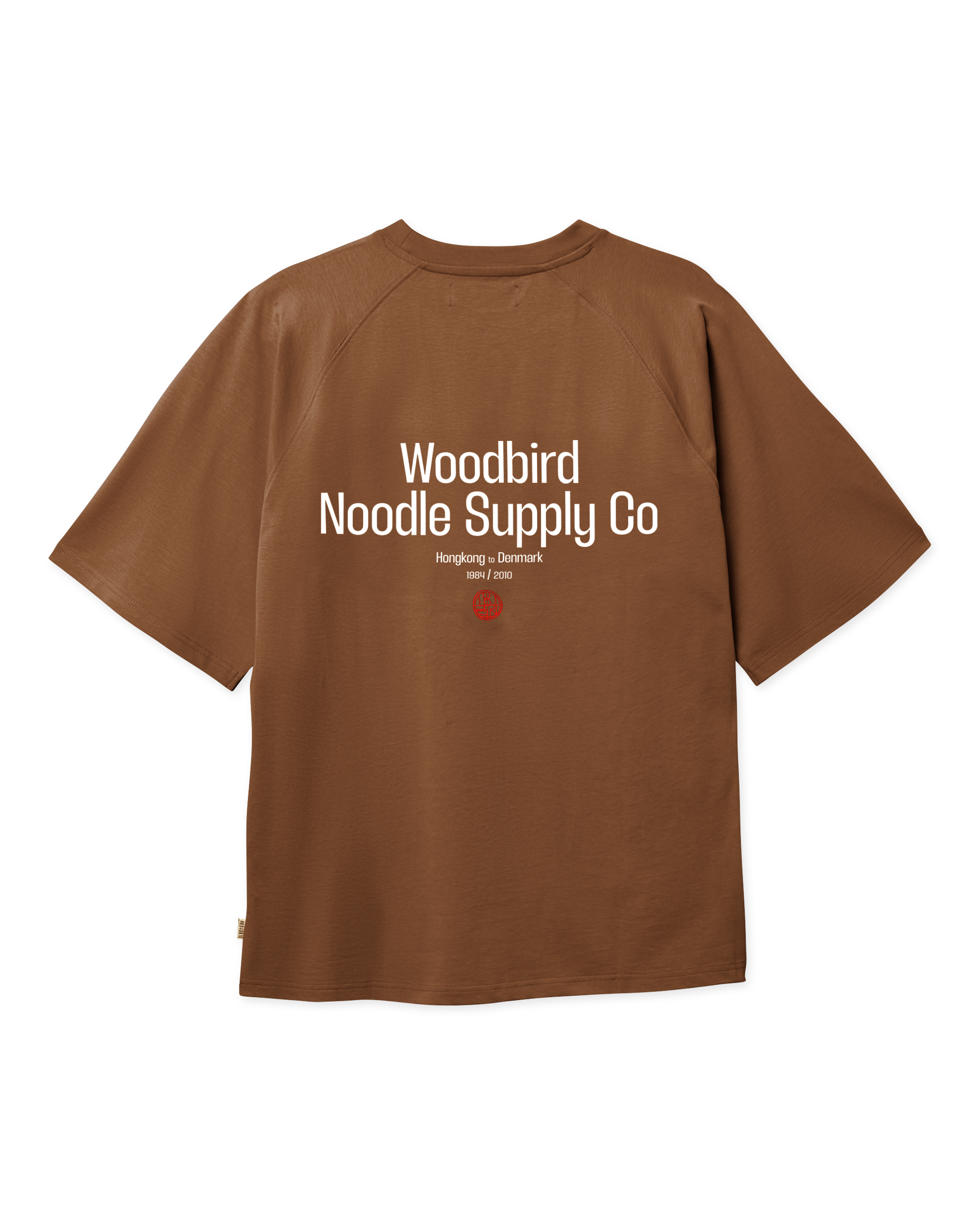 Woodbird WBBlake Supply Tee T-Shirts Mid Brown