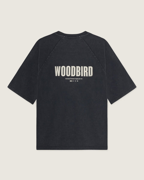 トップス VALLAD WAVELOGO TEE BLK WBBlake_Washed_Logo_Tee-T-