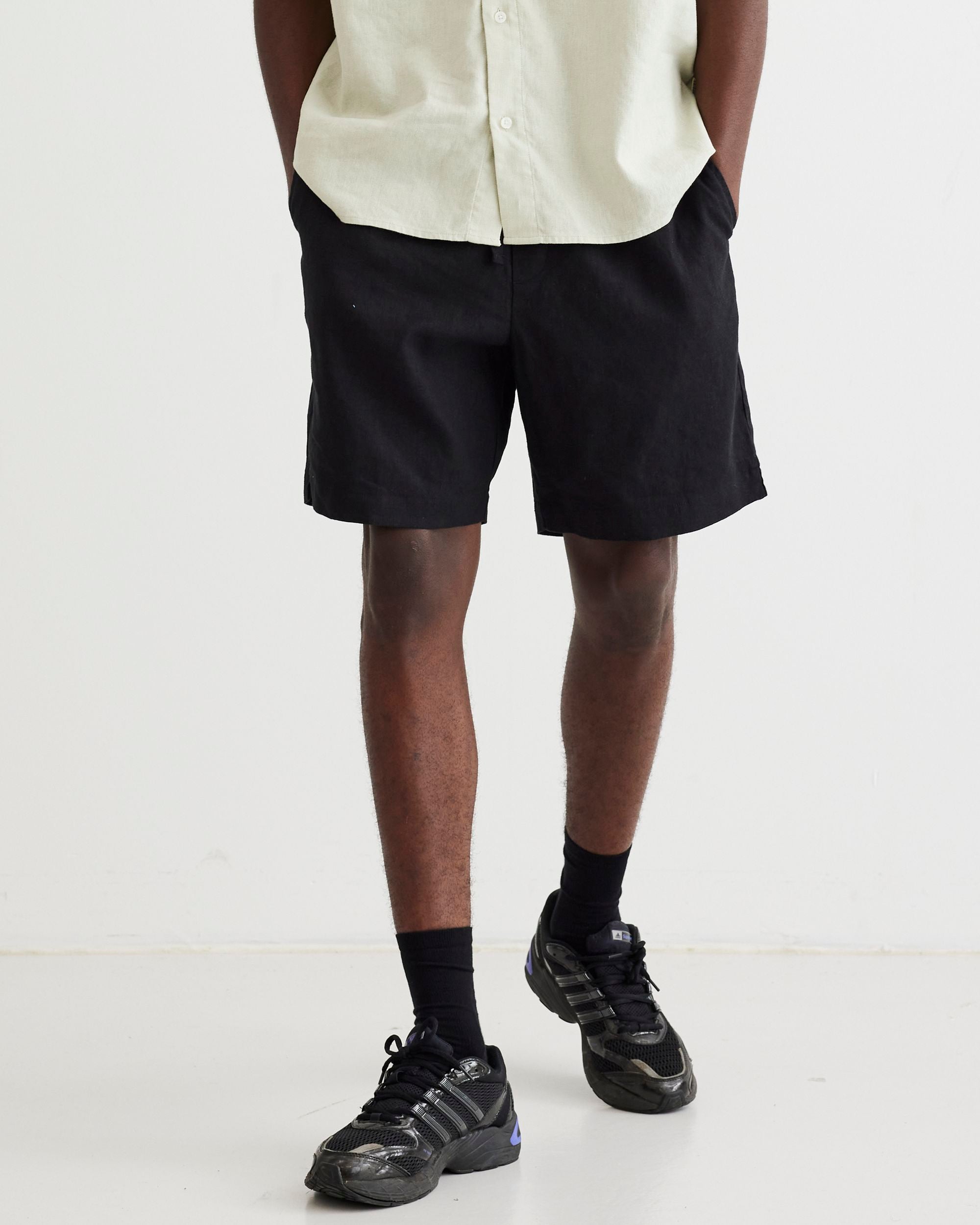 WBBommy Linen Shorts - Black – Woodbird