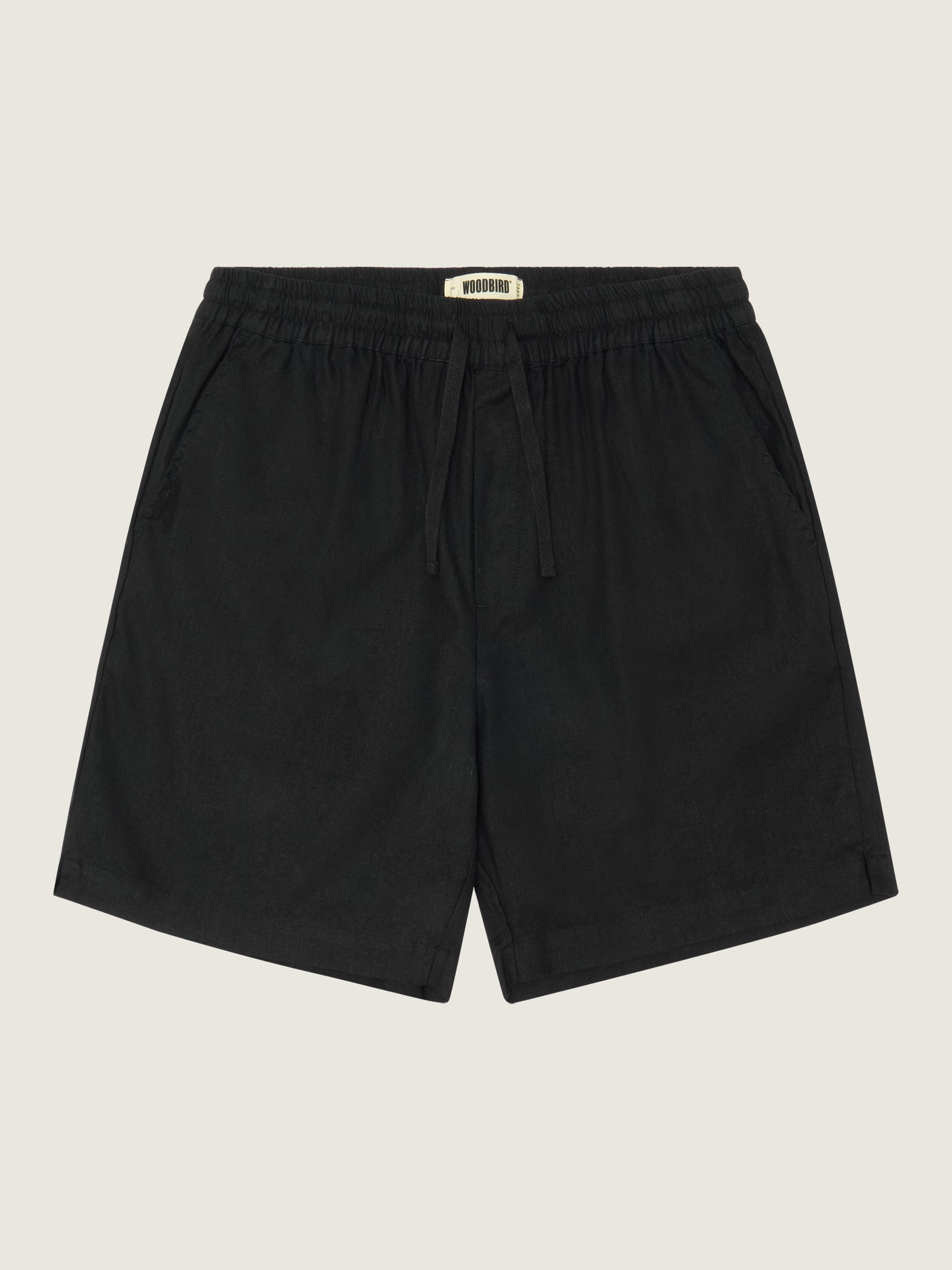 Woodbird WBBommy Linen Shorts Shorts Black