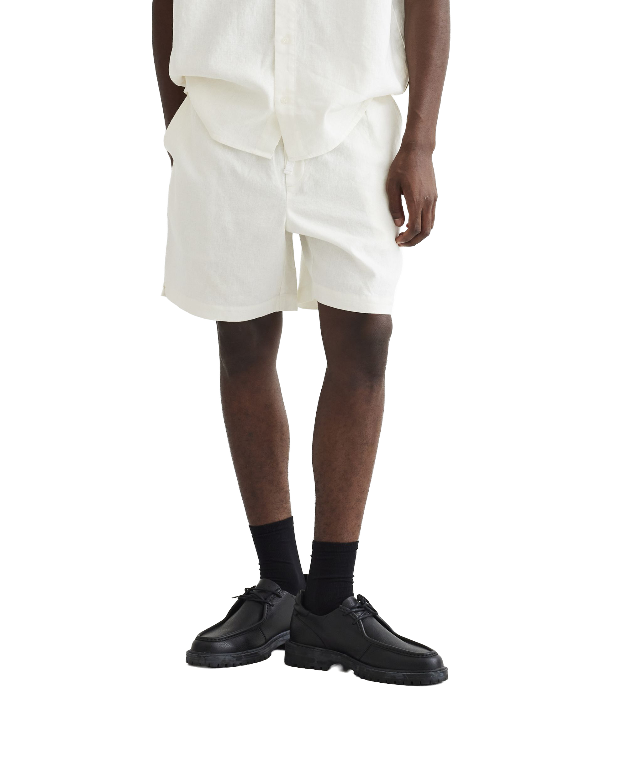 Woodbird WBBommy Linen Shorts Shorts Off White