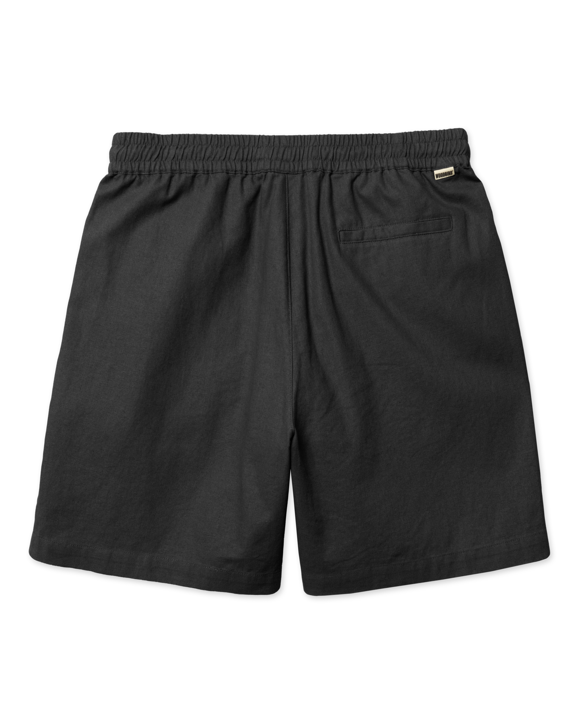 Woodbird WBBommy Linen Shorts Shorts Black