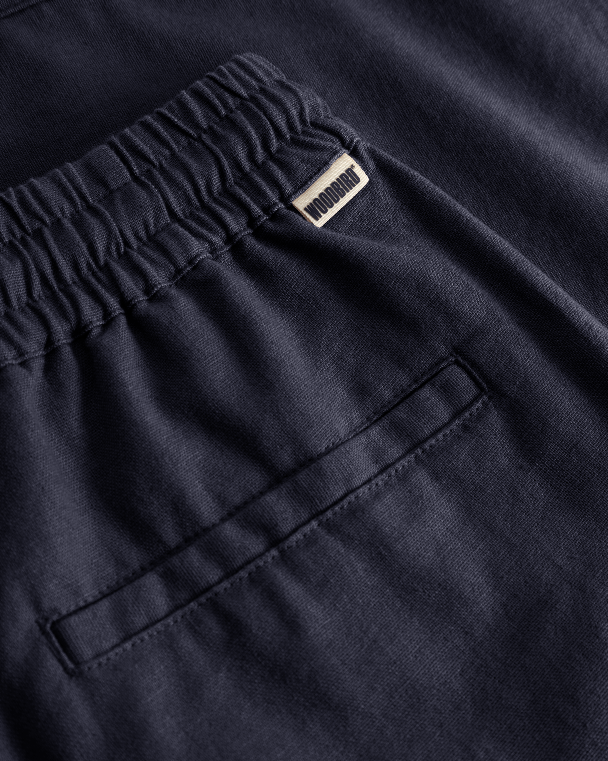 Woodbird WBBommy Linen Shorts Shorts Navy