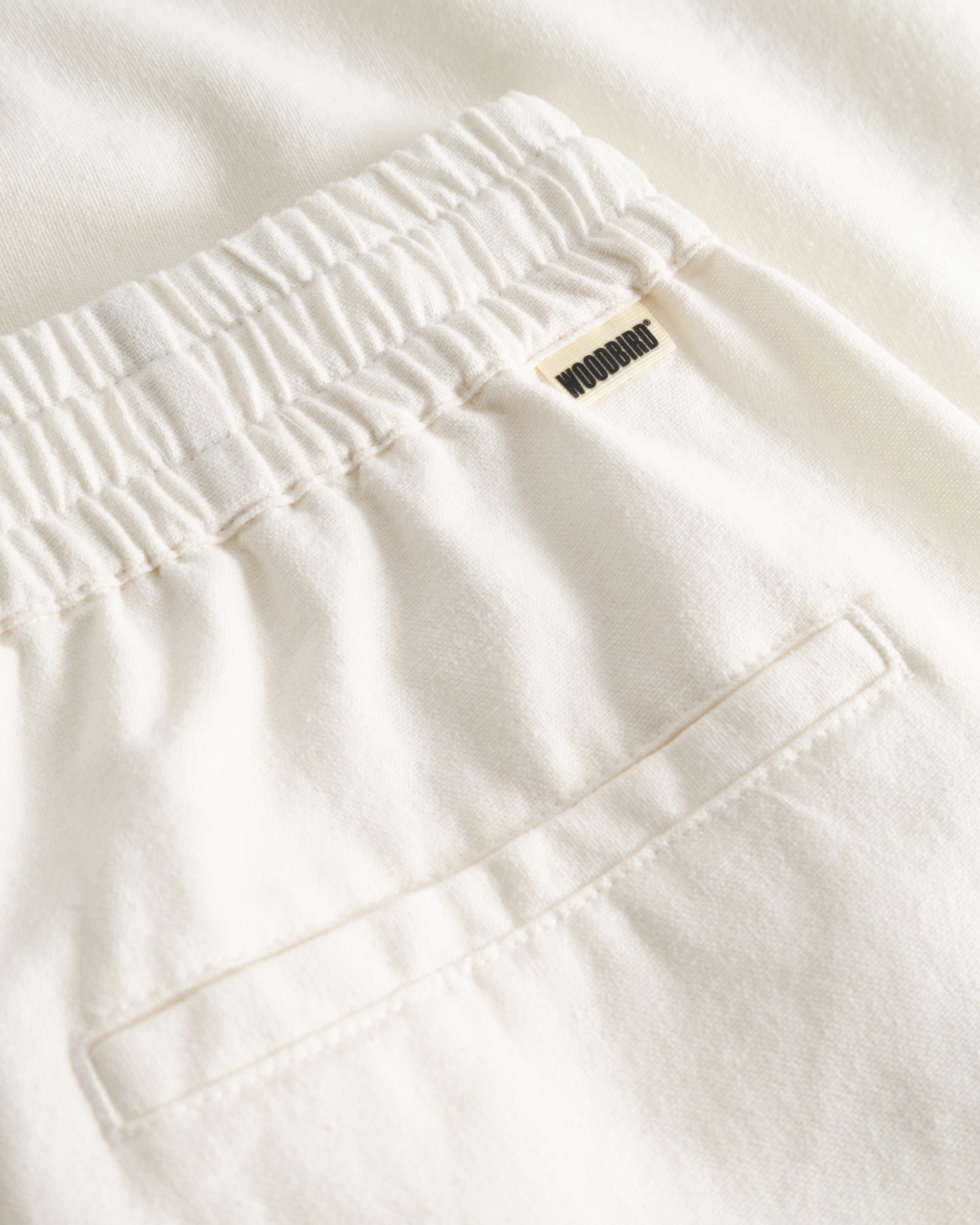 Woodbird WBBommy Linen Shorts Shorts Off White