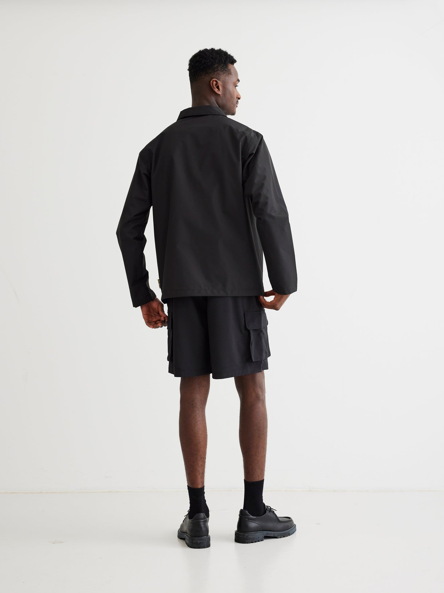 Woodbird WBBommy Rib-Tech Cargo Shorts Shorts Black