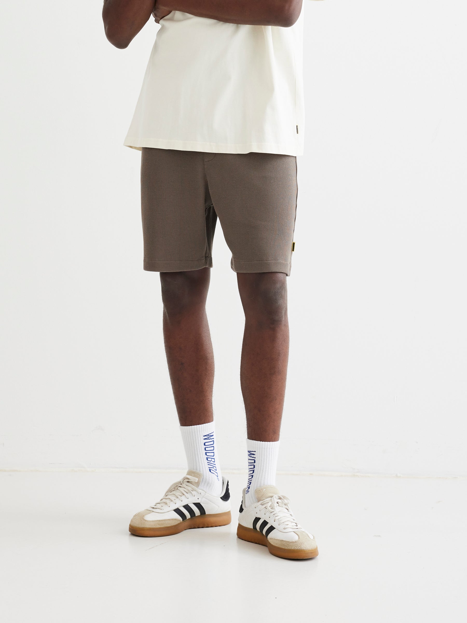 Woodbird WBBommy Waffel Shorts Shorts Brown