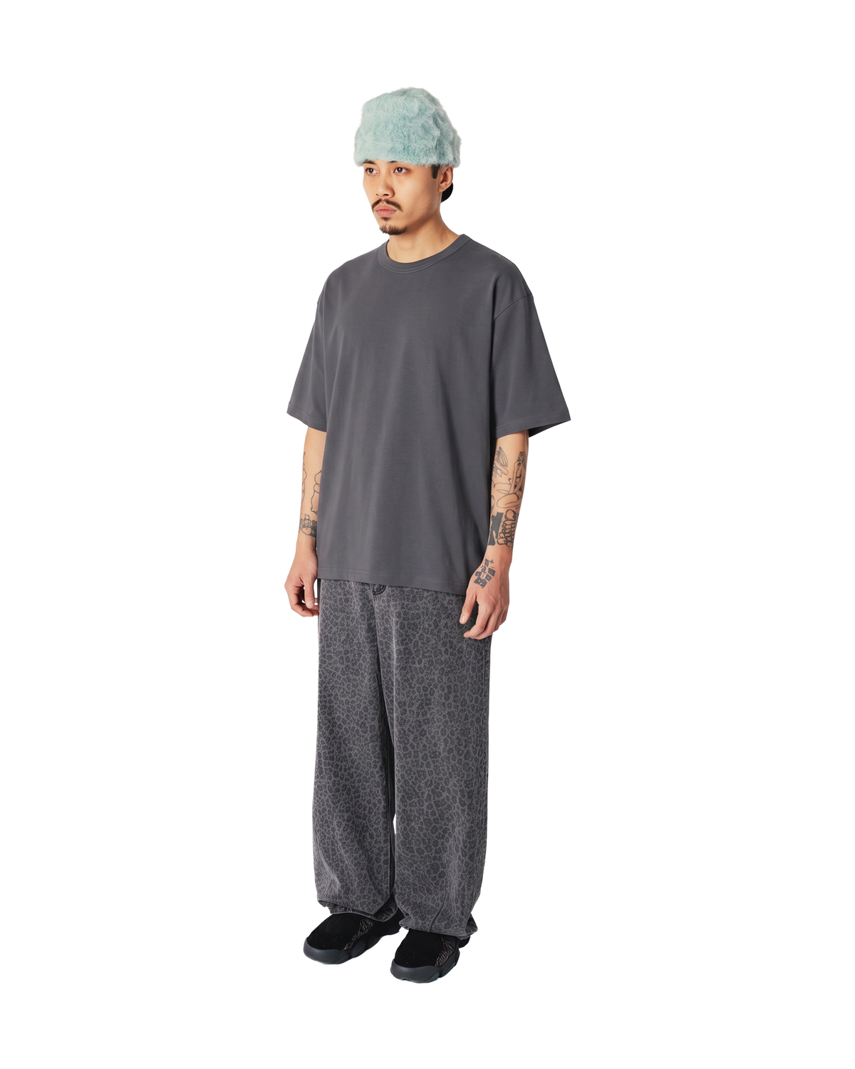 Woodbird WBBone Tee T-Shirts Slate Blue