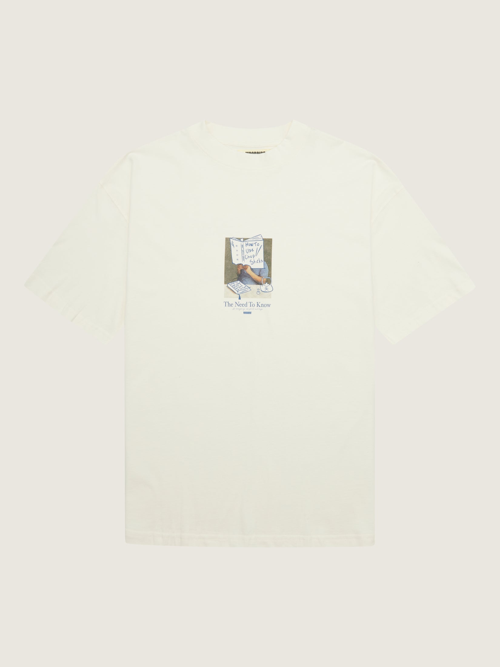 Woodbird WBBose Chop Tee T-Shirts Off White