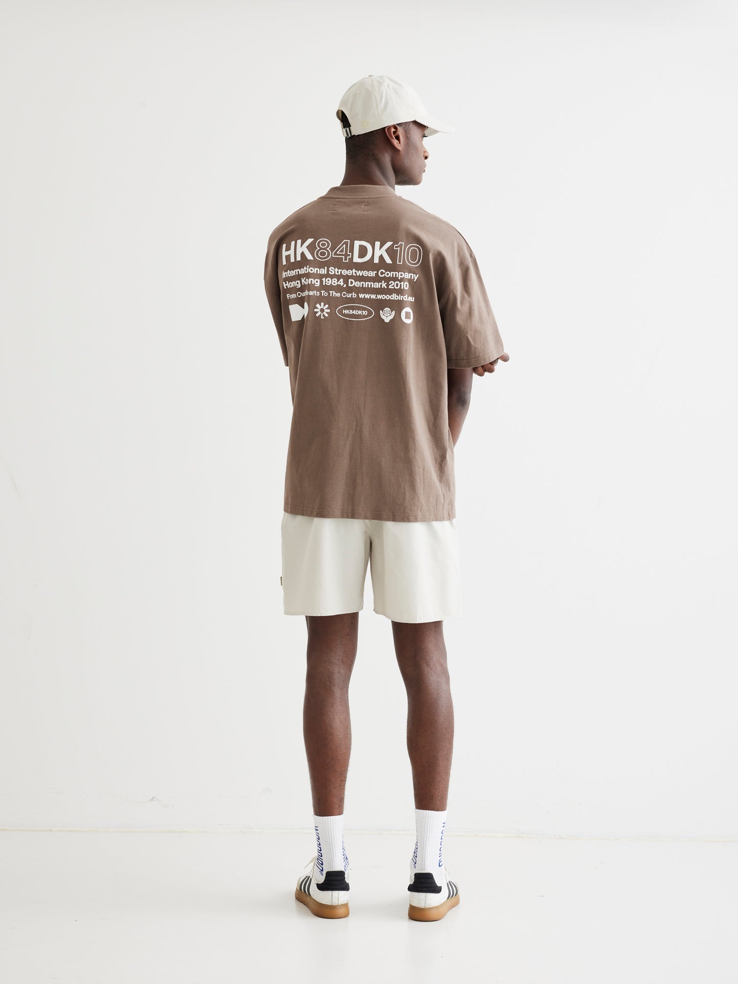 Woodbird WBBose HKDK Tee T-Shirts Brown