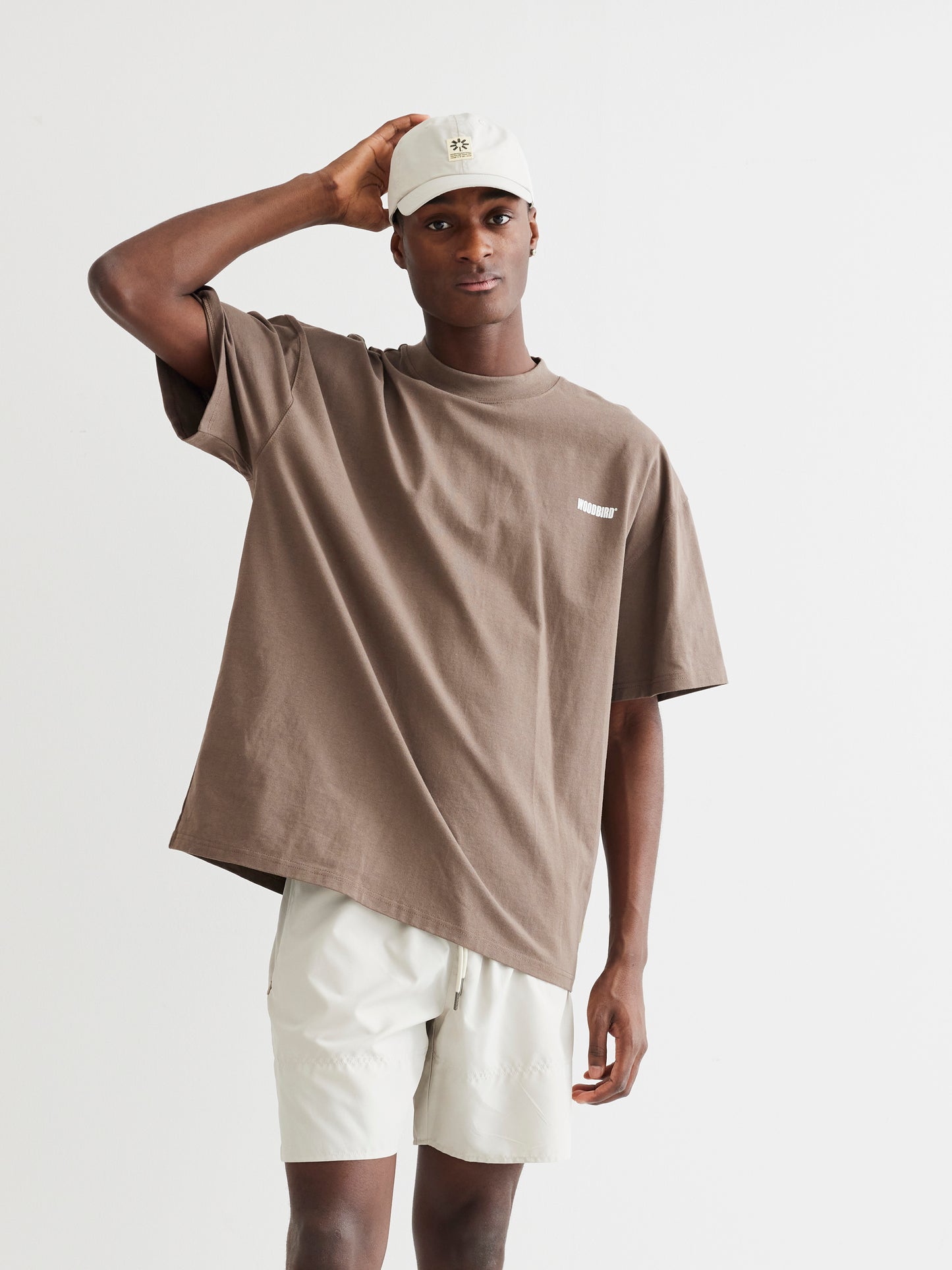 Woodbird WBBose HKDK Tee T-Shirts Brown