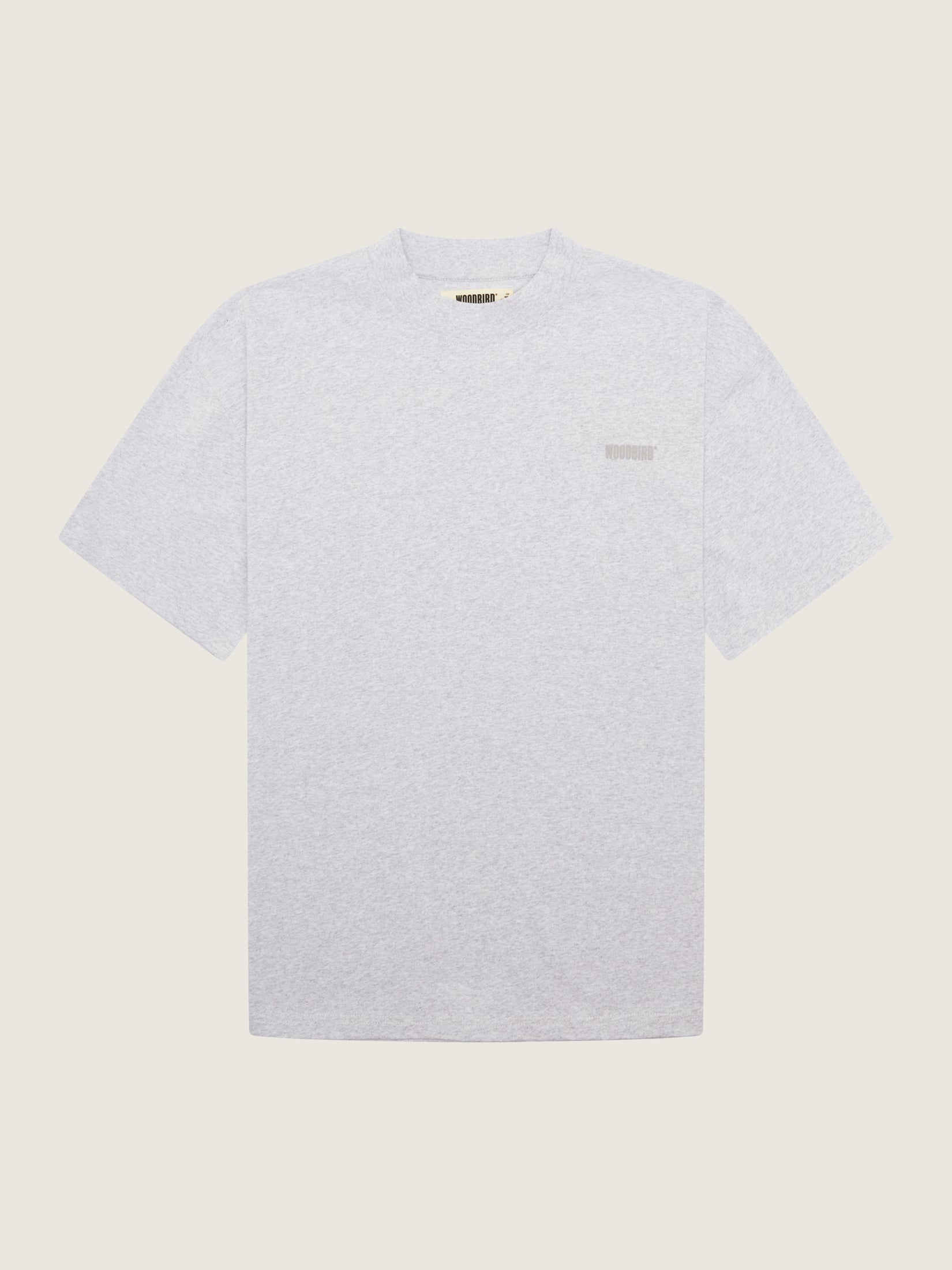 Woodbird WBBose HKDK Tee T-Shirts Snow Melange