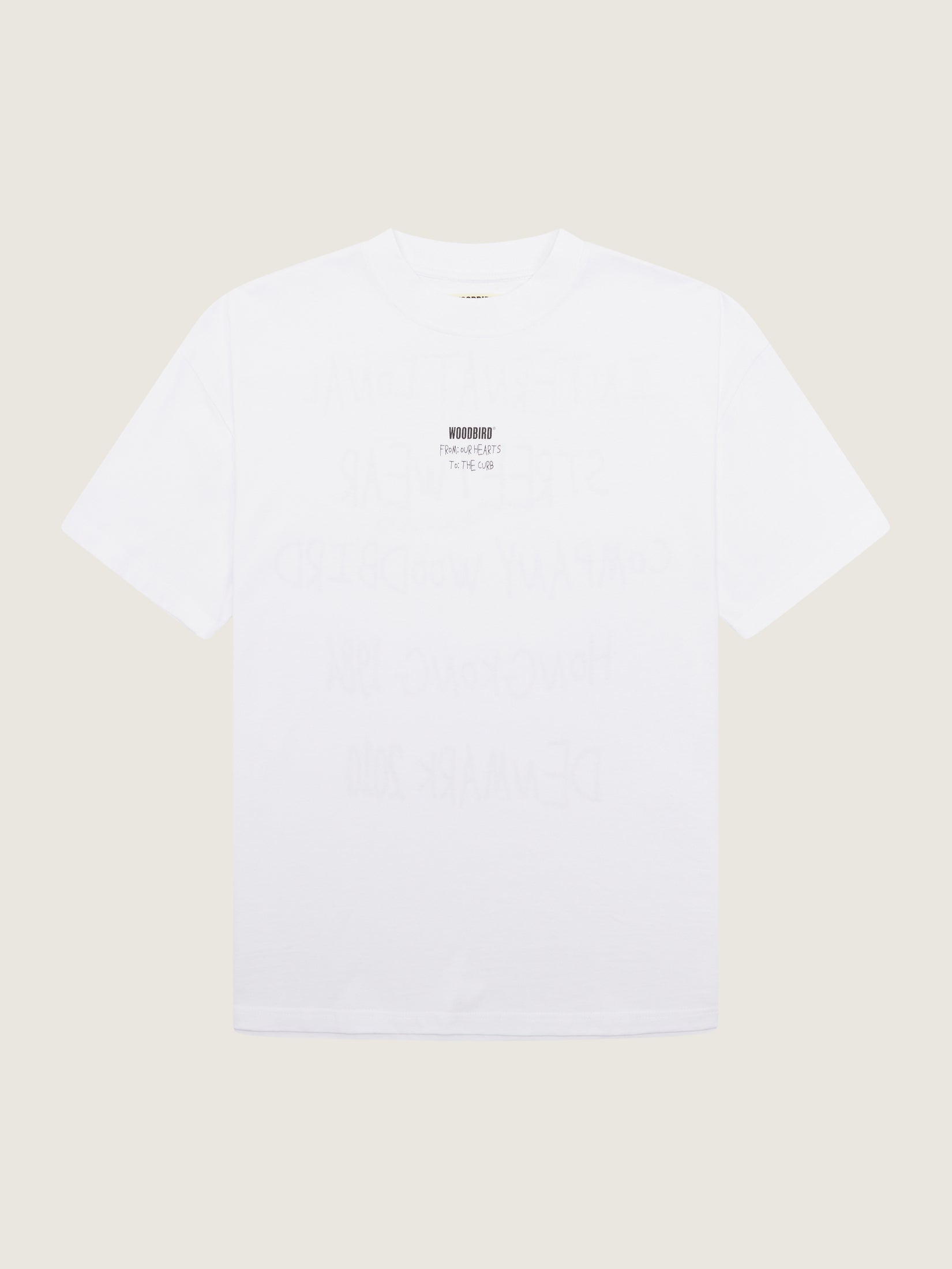 Woodbird WBBose Scribbel Tee T-Shirts White