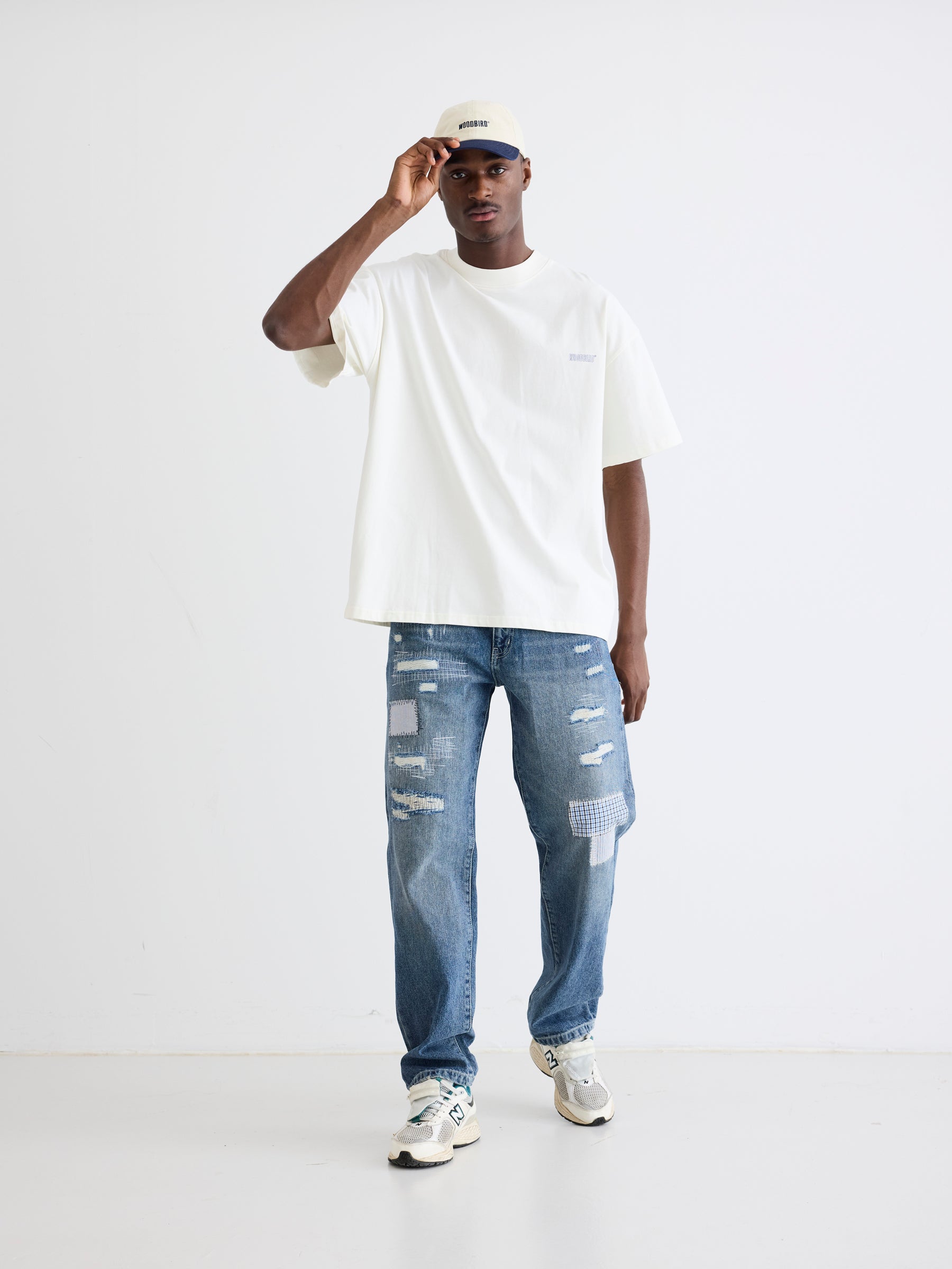 Woodbird WBBose Spot Tee T-Shirts Off White