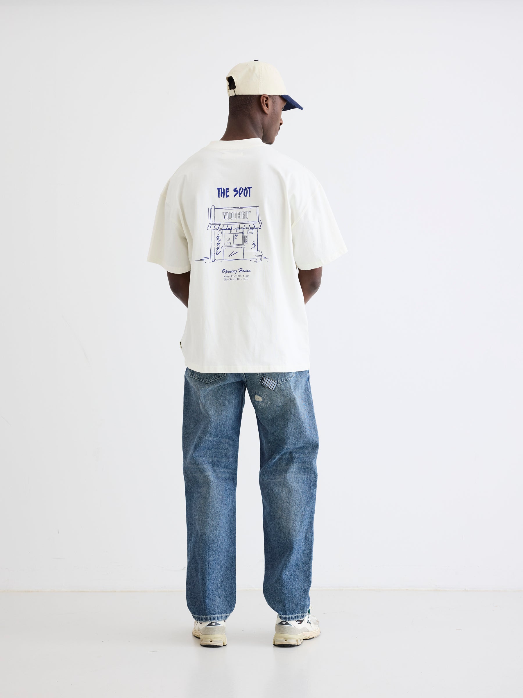 Woodbird WBBose Spot Tee T-Shirts Off White