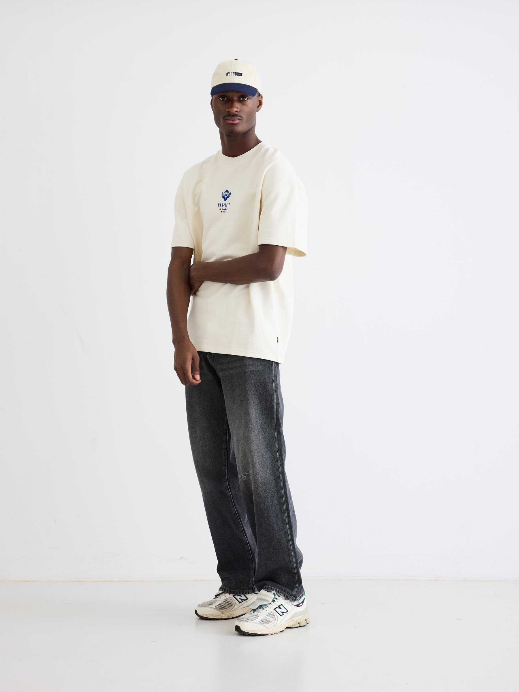 Woodbird WBBose Sweat Tee T-Shirts Off White