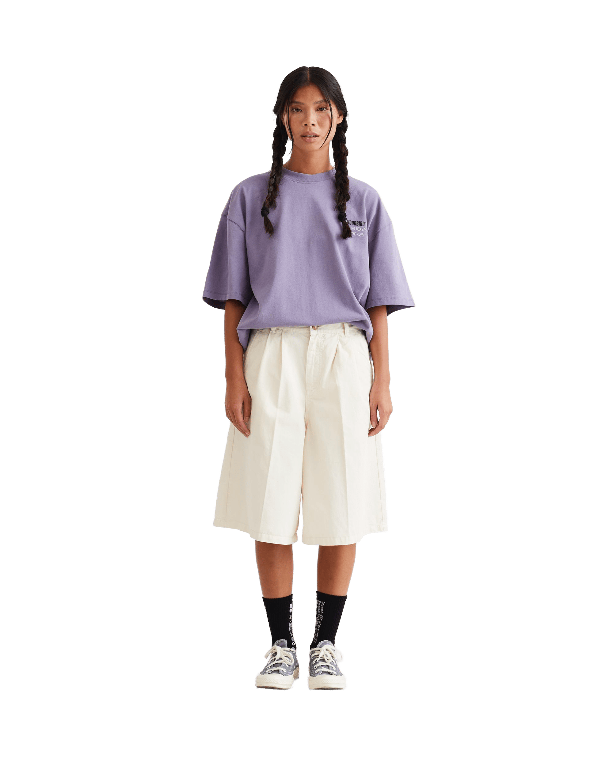 Woodbird Female WBBri Paper Shorts Shorts Off White